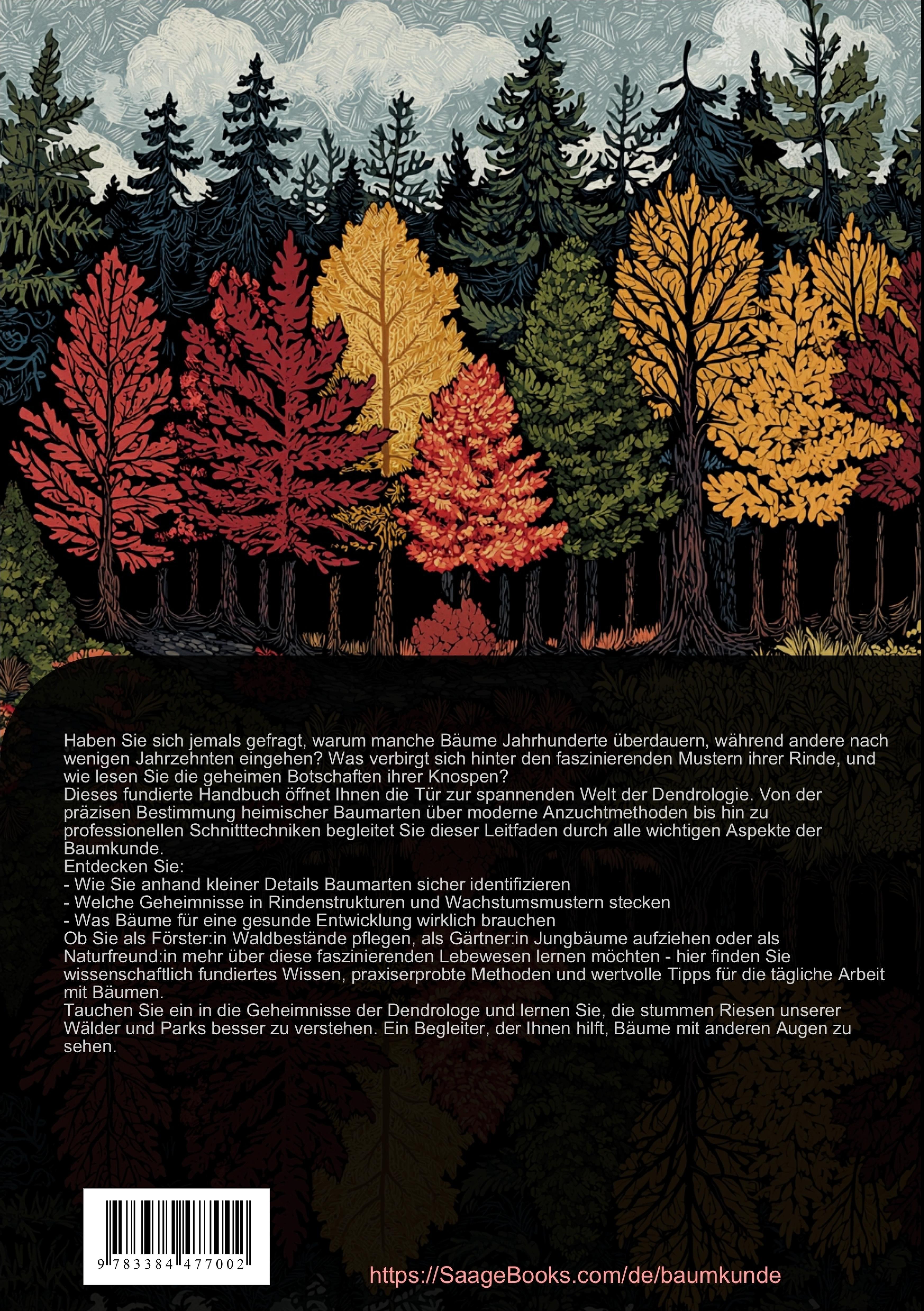 Rückseitencover Baumkunde & Dendrologie: Der praktische Leitfaden zur Bestimmung von Baumarten