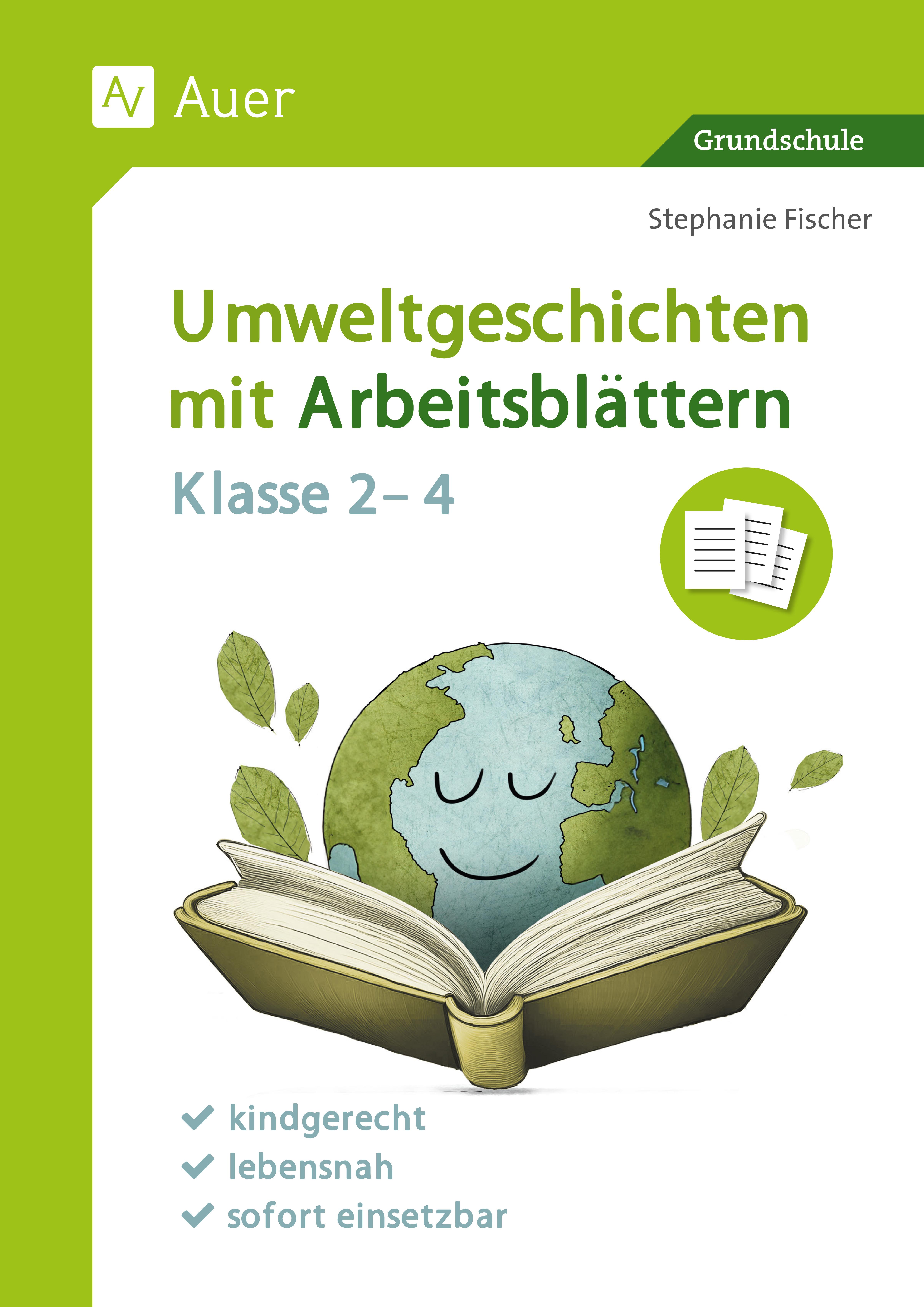 Vorderes Coverbild Umweltgeschichten mit Arbeitsblättern - Klasse 2-4