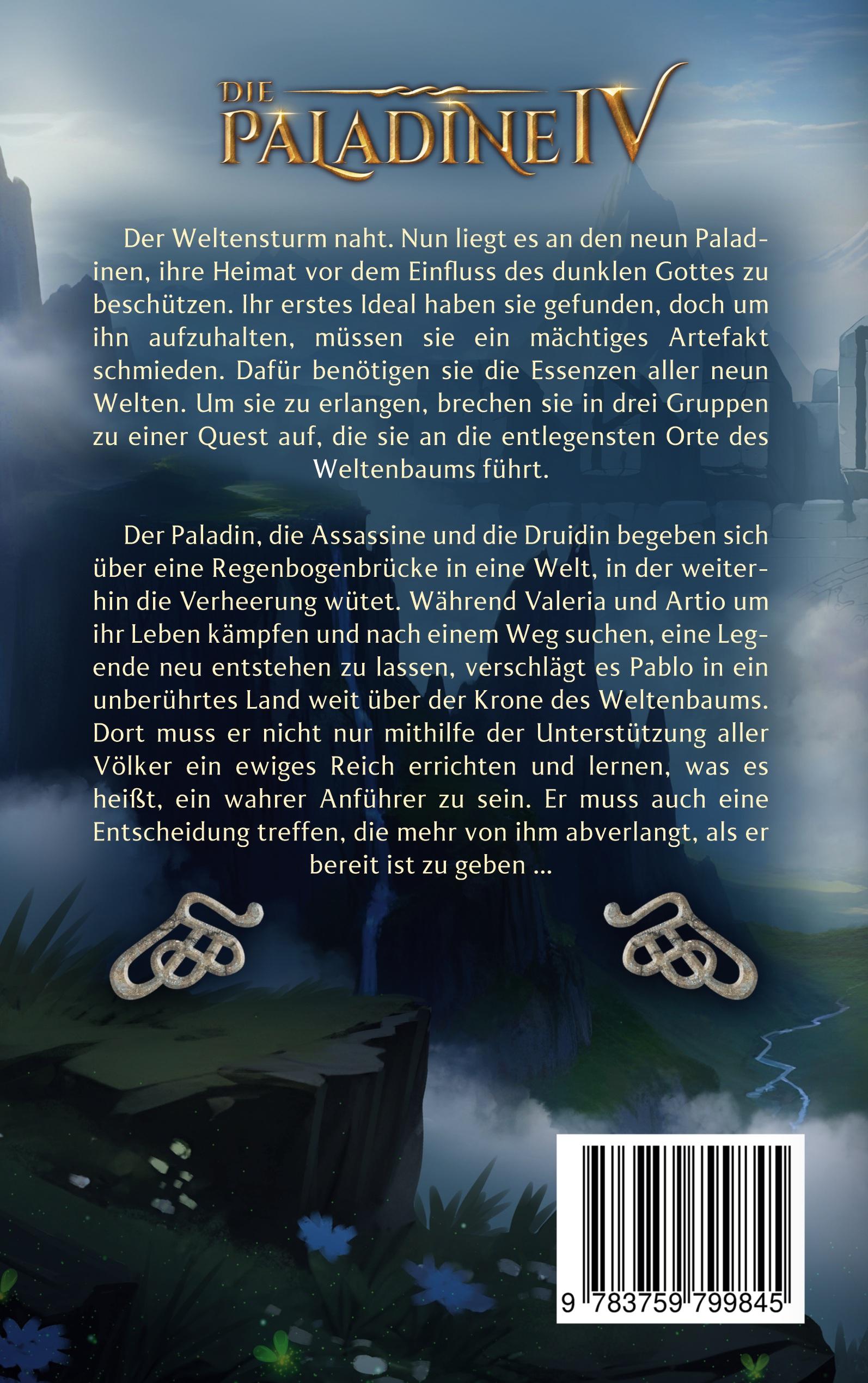 Rückseitencover Die Paladine