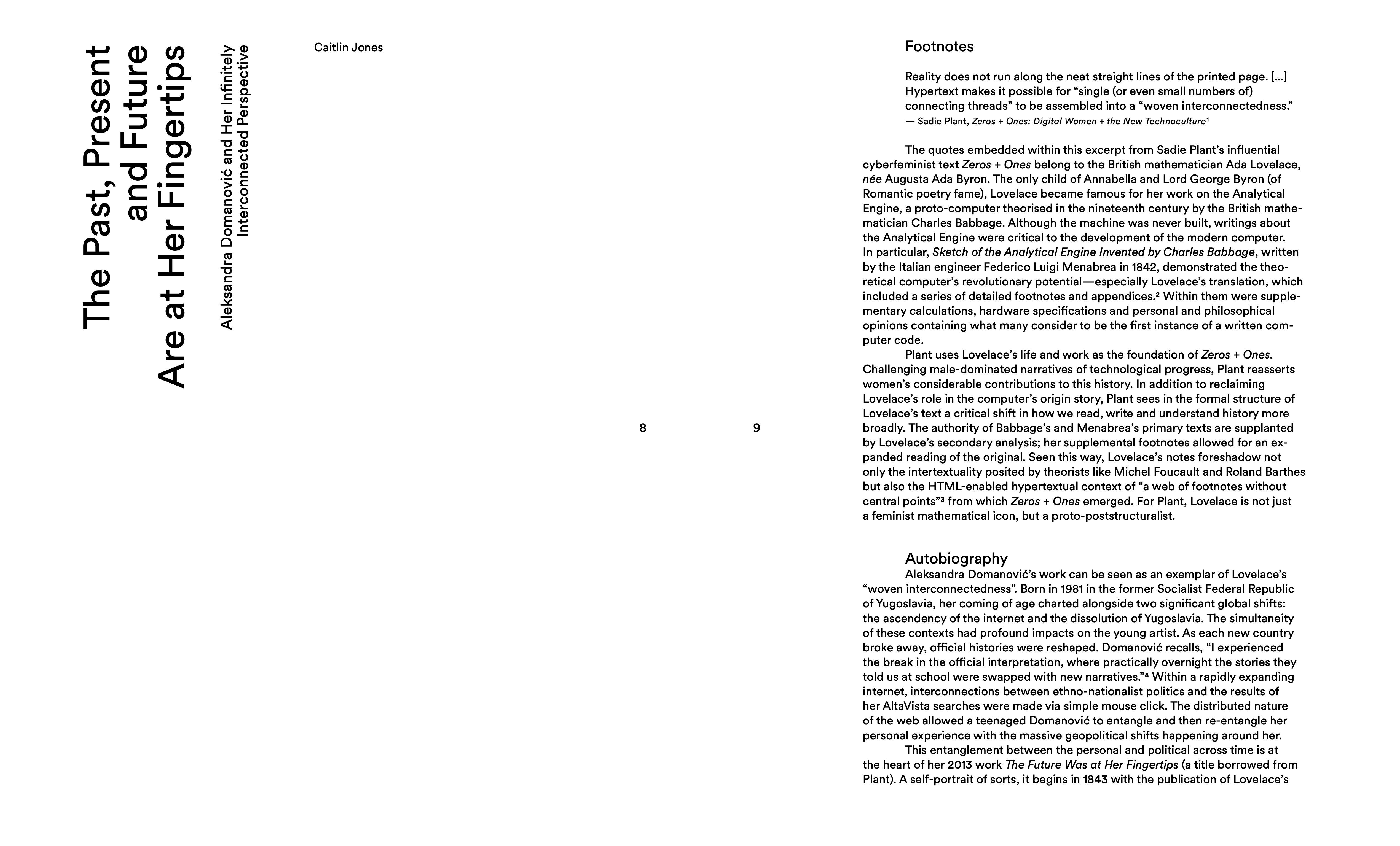 Beispielinhalt (Bild) Aleksandra Domanovi¿