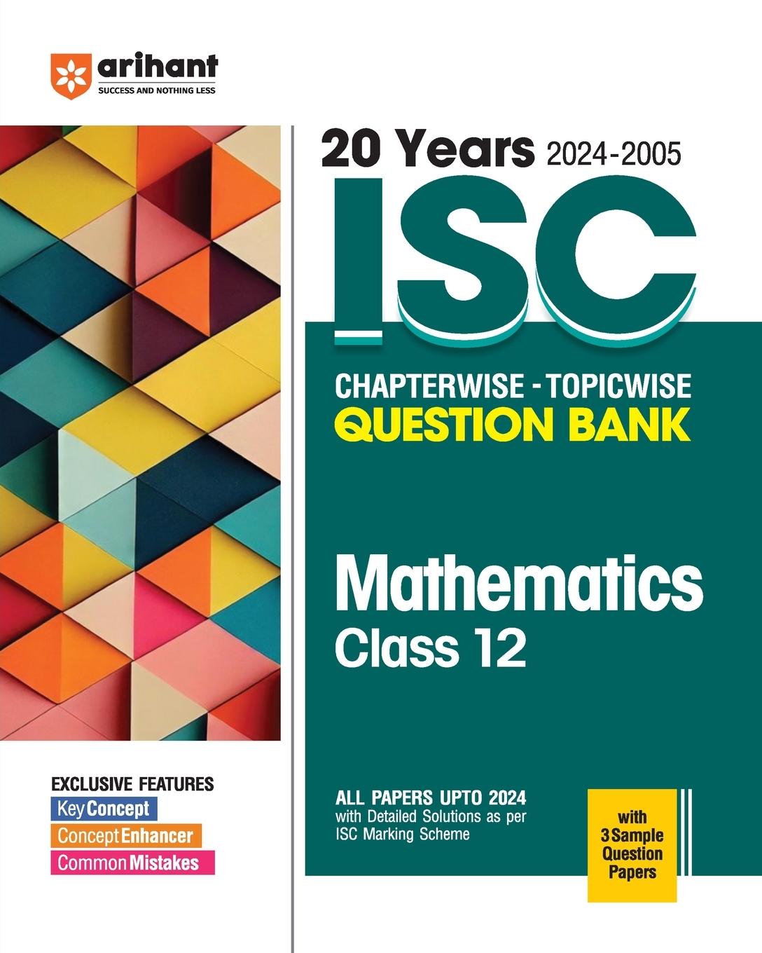 Vorderes Coverbild ISC Chapterwise Mathematics 12th