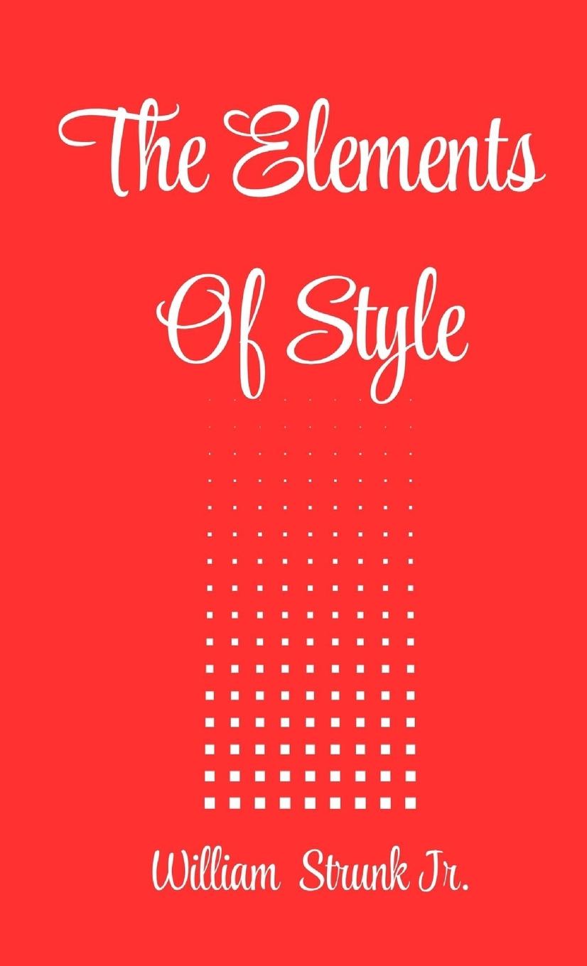 Vorderes Coverbild The elements of style