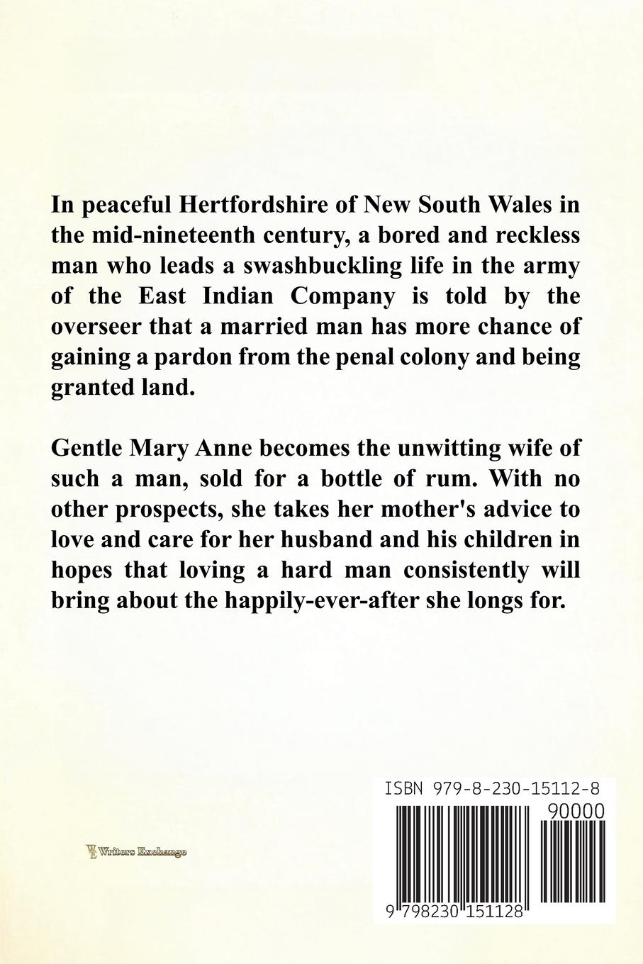 Rückseitencover Mary Anne