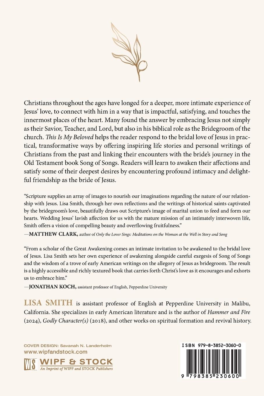 Rückseitencover This Is My Beloved