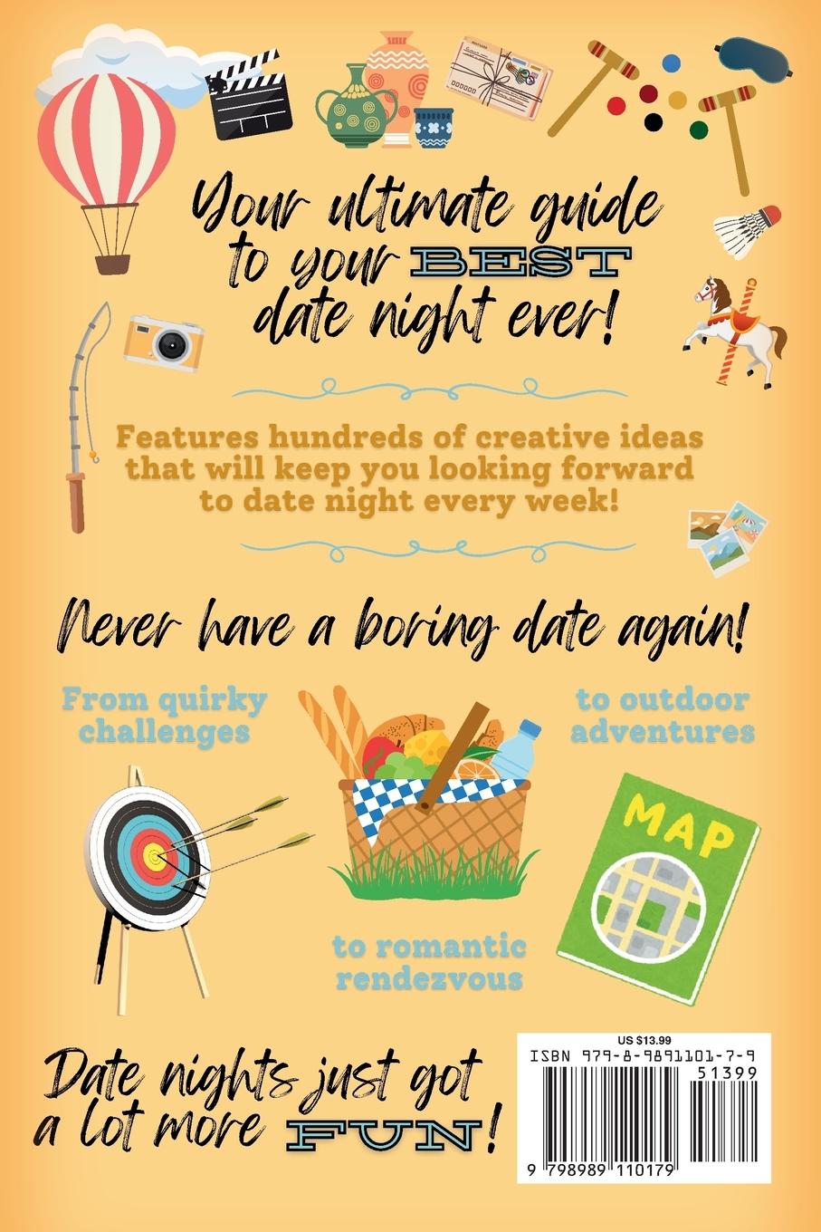 Rückseitencover 500+ Fun Couples Date Night Ideas