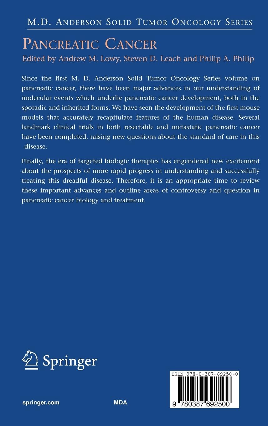 Rückseitencover Pancreatic Cancer