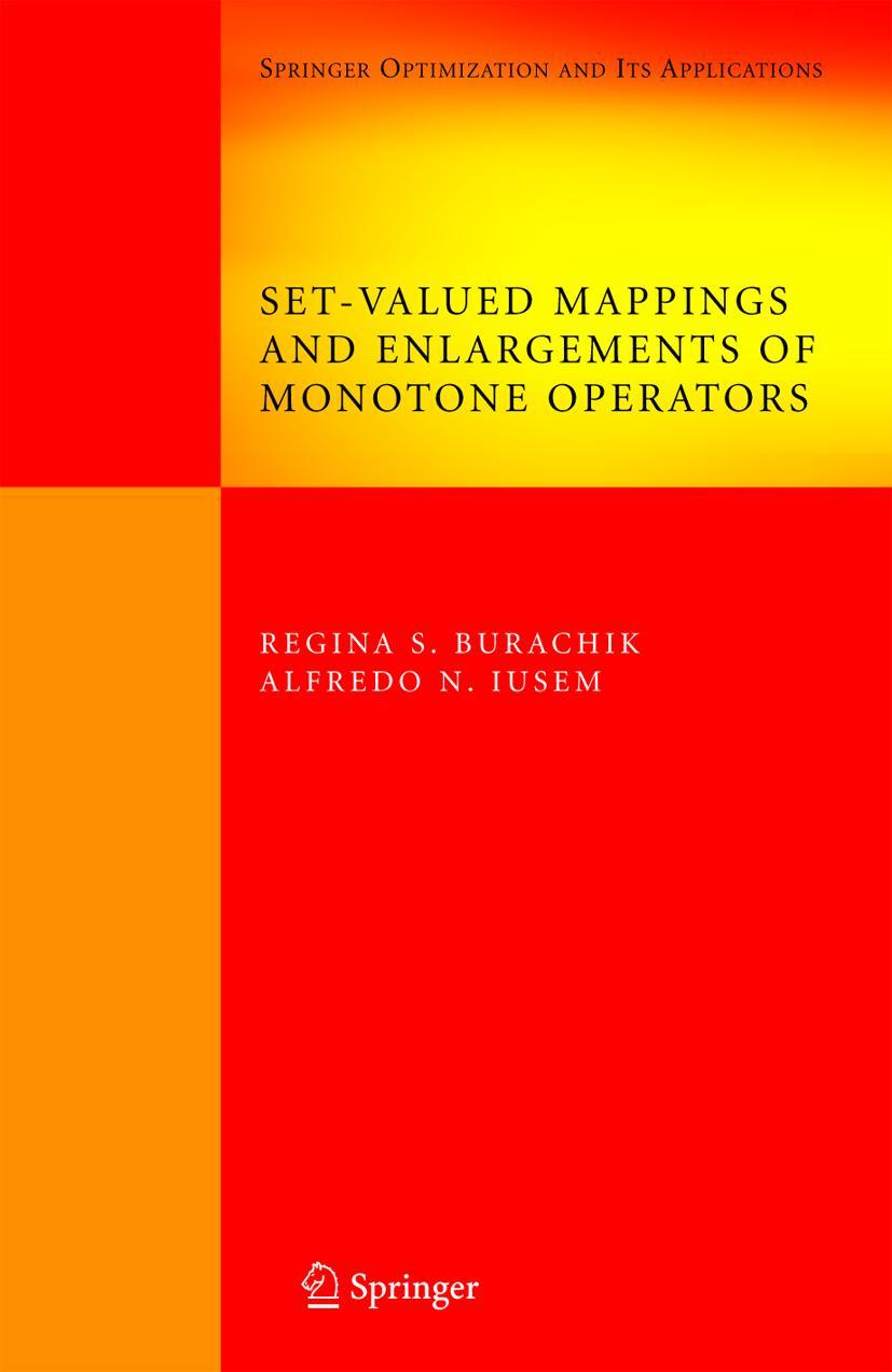 Vorderes Coverbild Set-Valued Mappings and Enlargements of Monotone Operators