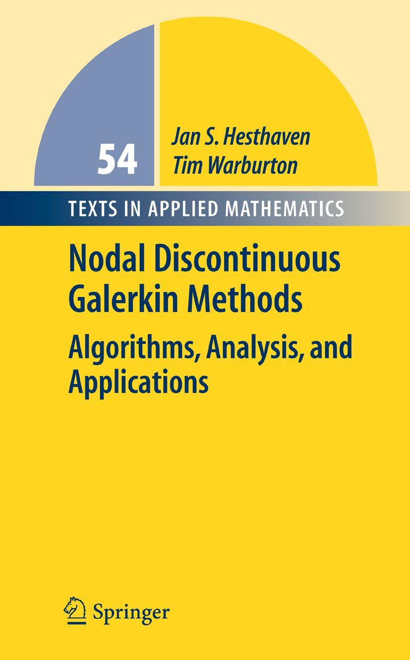 Vorderes Coverbild Nodal Discontinuous Galerkin Methods