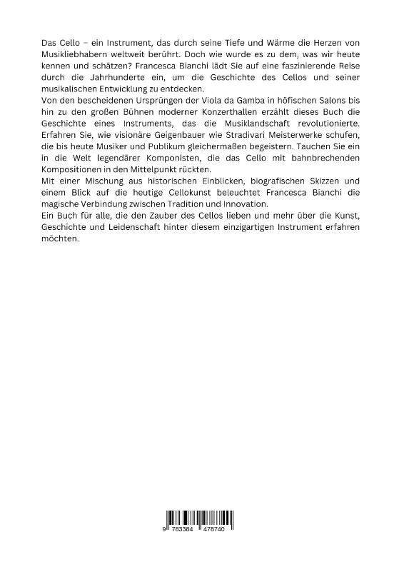 Rückseitencover Vom Gambenklang zur  Cellomagie