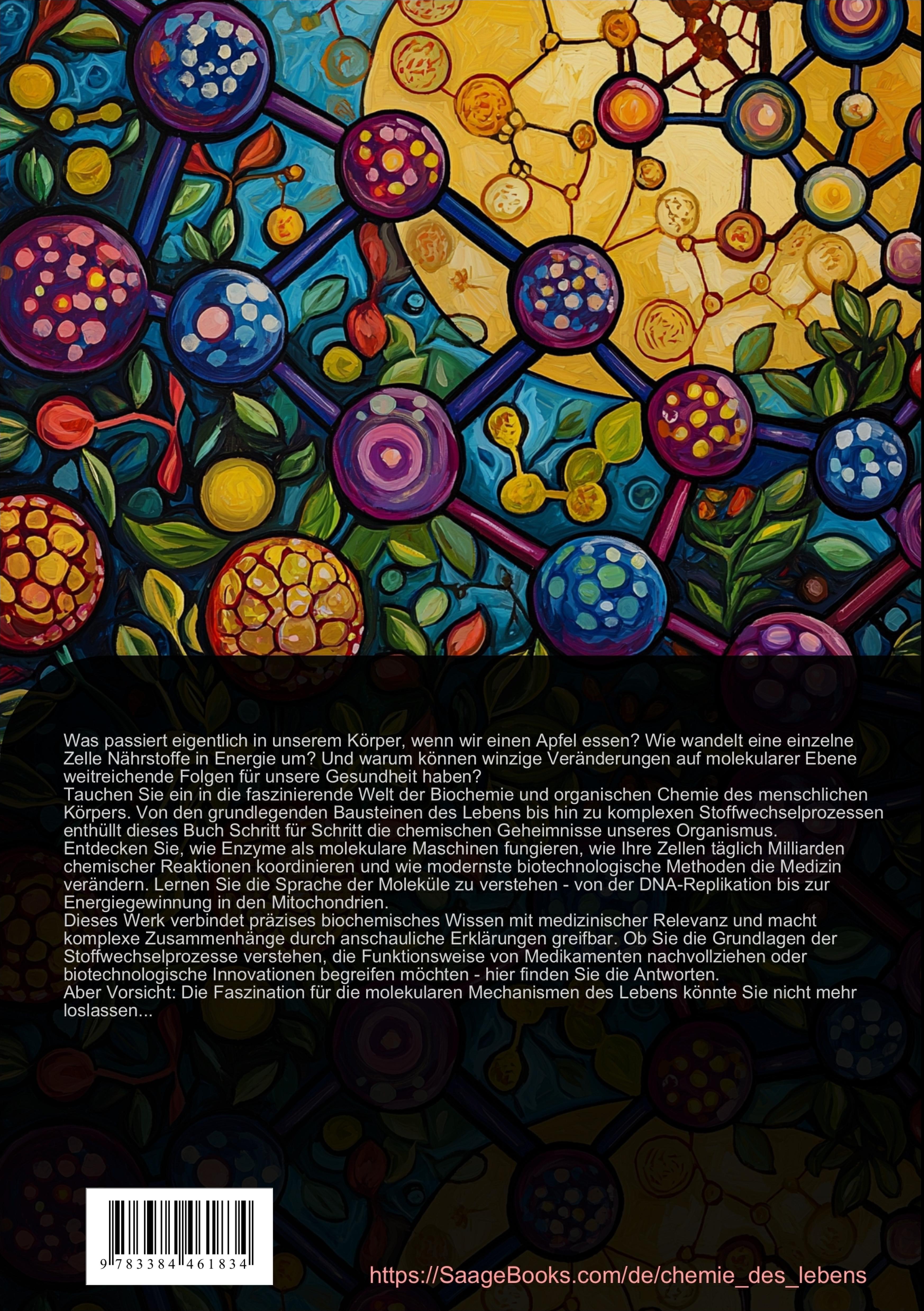 Rückseitencover Chemie des Lebens: Biochemie und organische Chemie für Mediziner