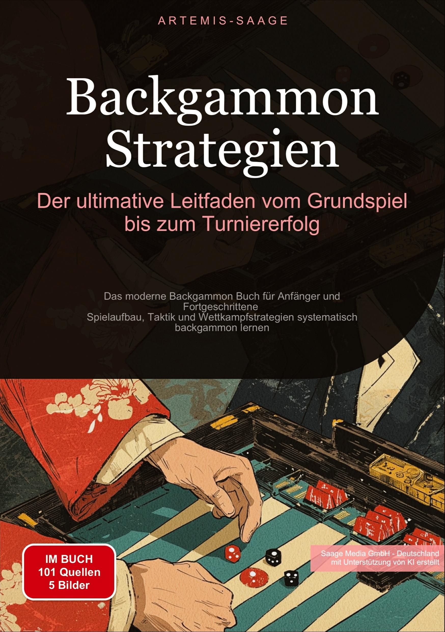 Vorderes Coverbild Backgammon Strategien: Der ultimative Leitfaden vom Grundspiel bis zum Turniererfolg