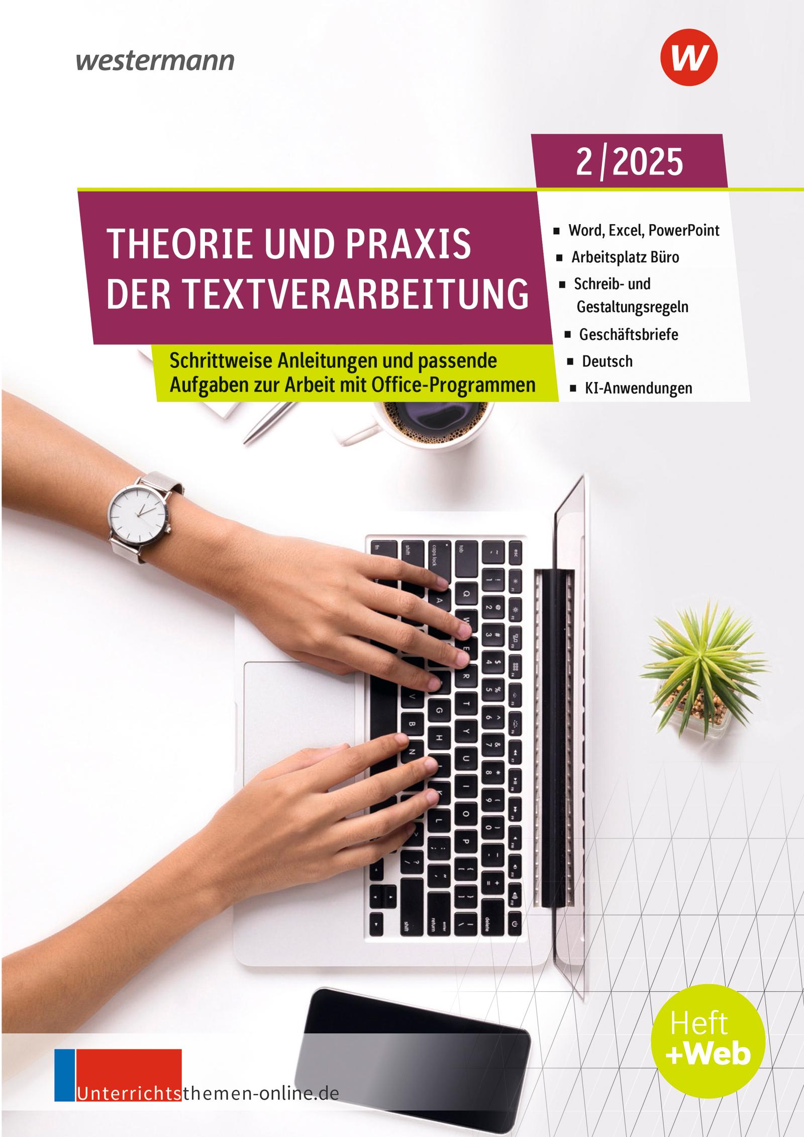 Vorderes Coverbild Theorie und Praxis der Textverarbeitung. Ausgabe Mai 2/2025
