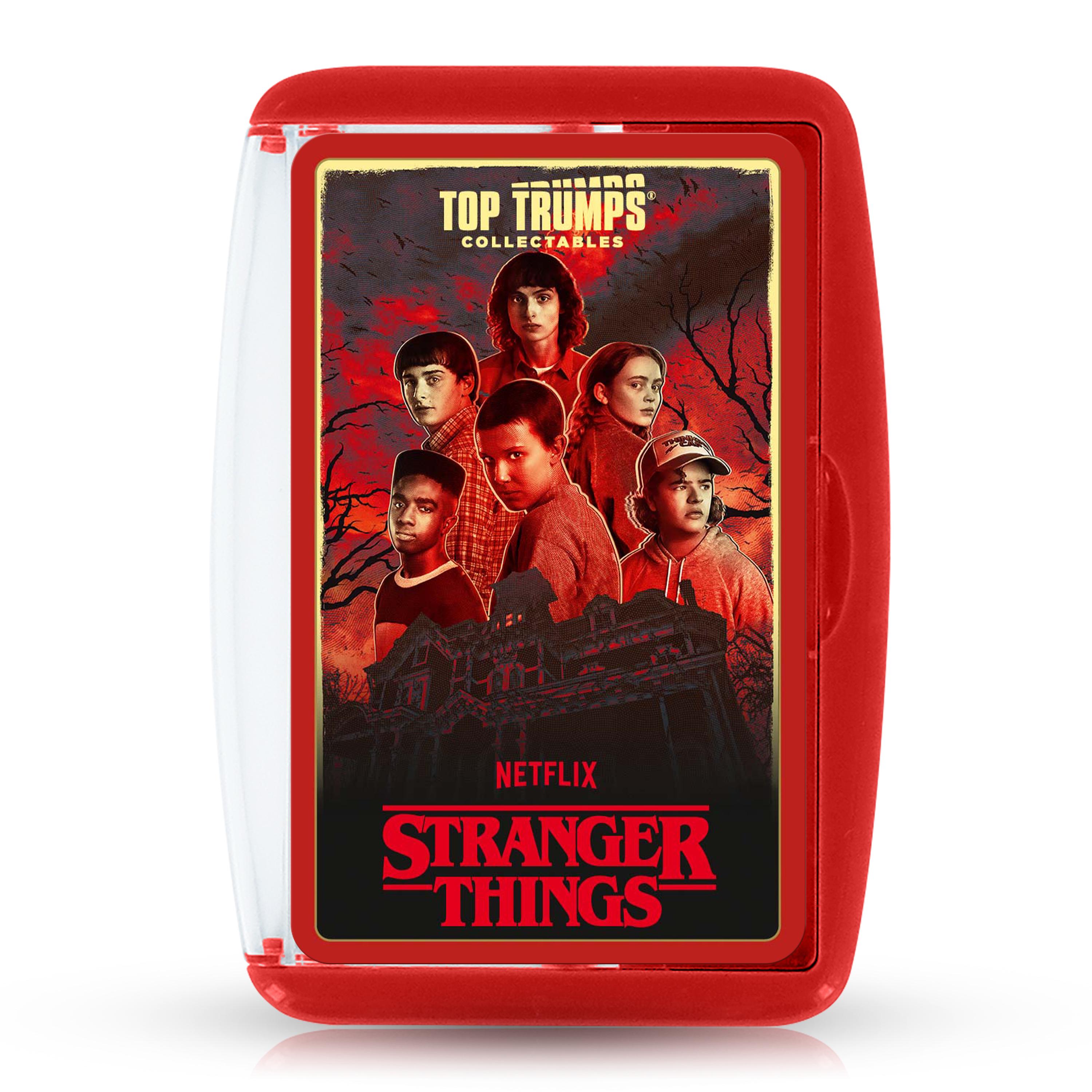 Vorderes Coverbild Top Trumps Collectables Stranger Things