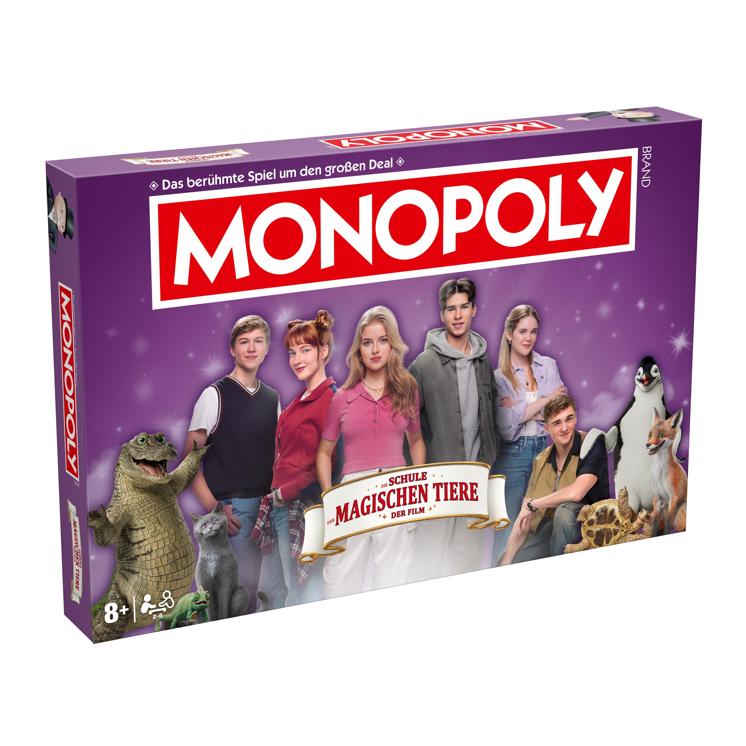 Vorderes Coverbild Monopoly die Schule der Magischen Tiere