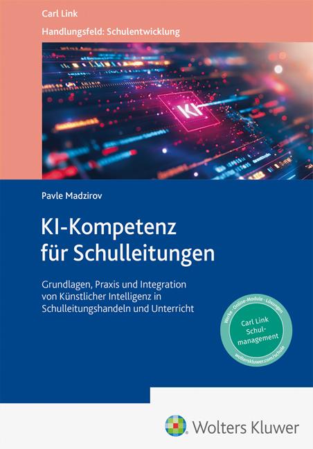 Vorderes Coverbild KI-Kompetenz für Schulleitungen