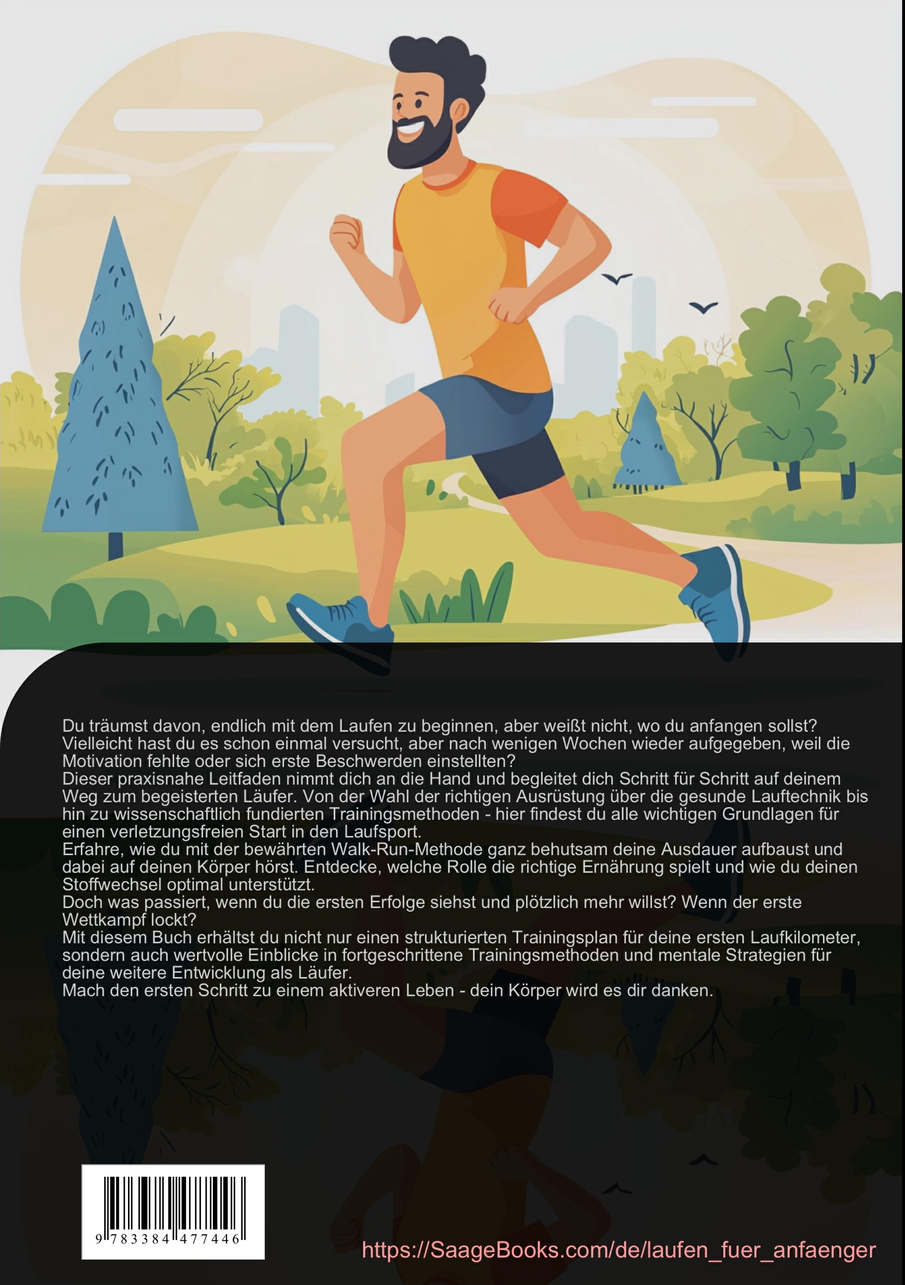 Rückseitencover Laufen für Anfänger: Der praktische Leitfaden zum Laufen lernen