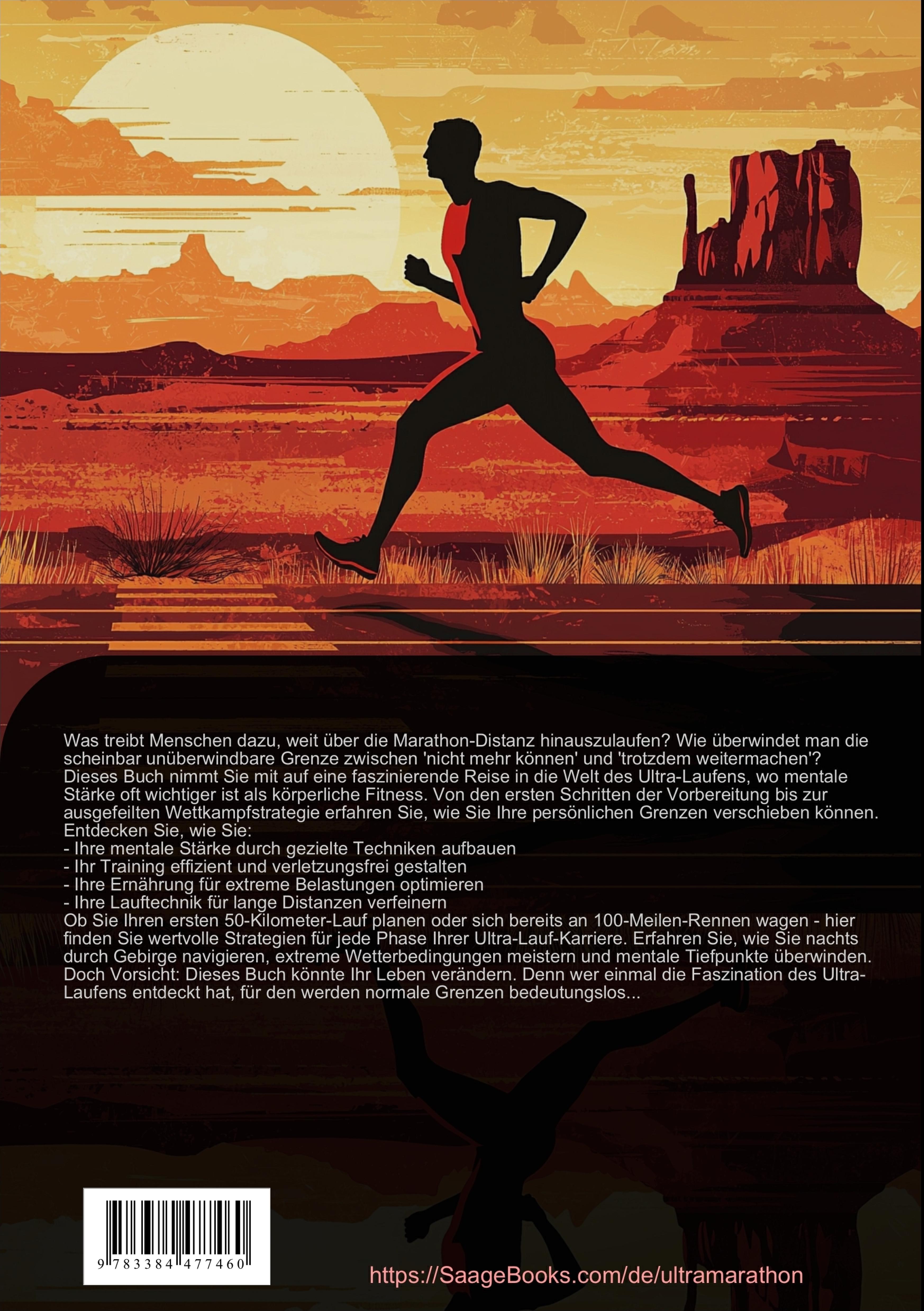 Rückseitencover Ultramarathon: Am Limit Laufen - Vom Training bis zur Wettkampfstrategie