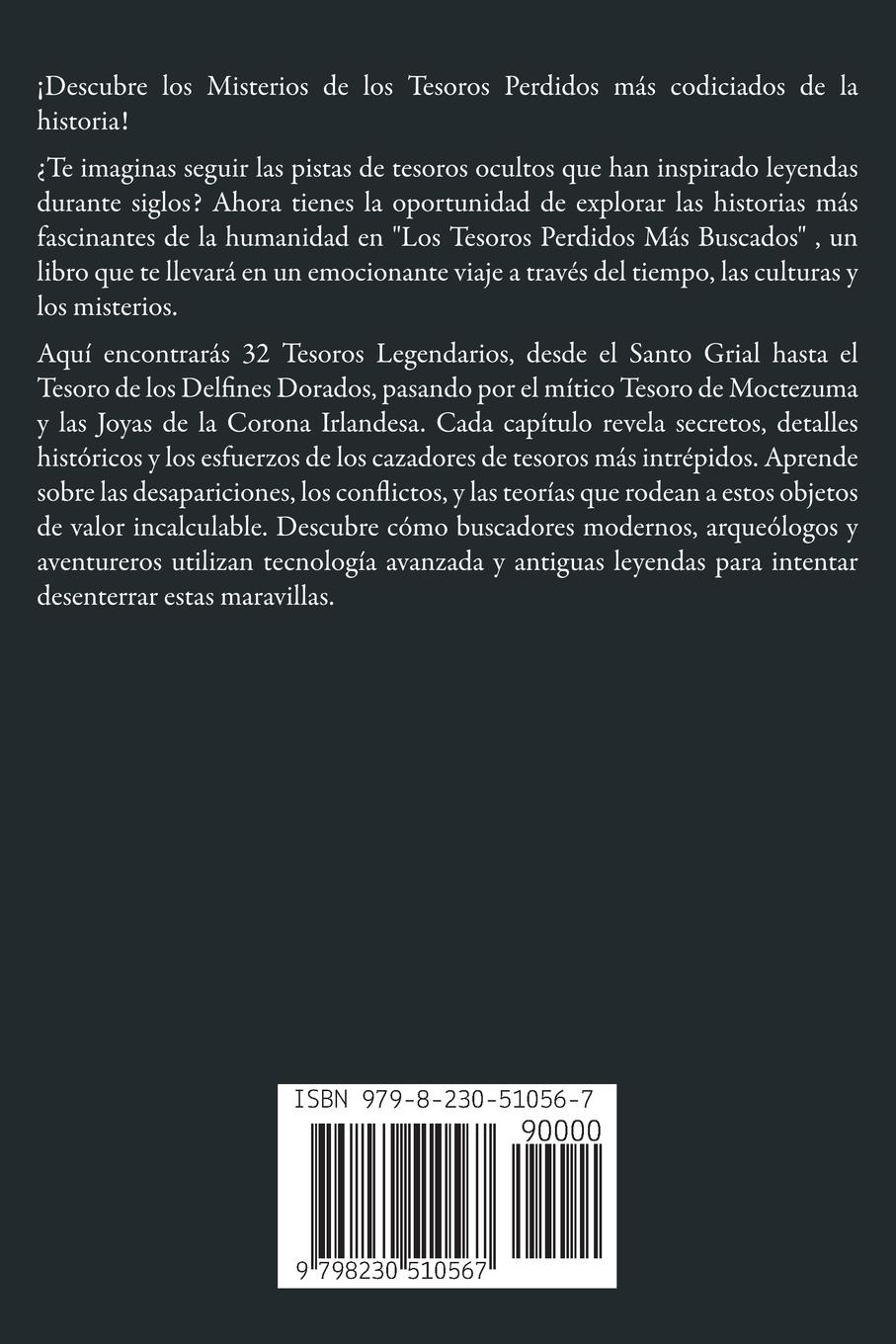 Rückseitencover Los Tesoros Perdidos más Buscados