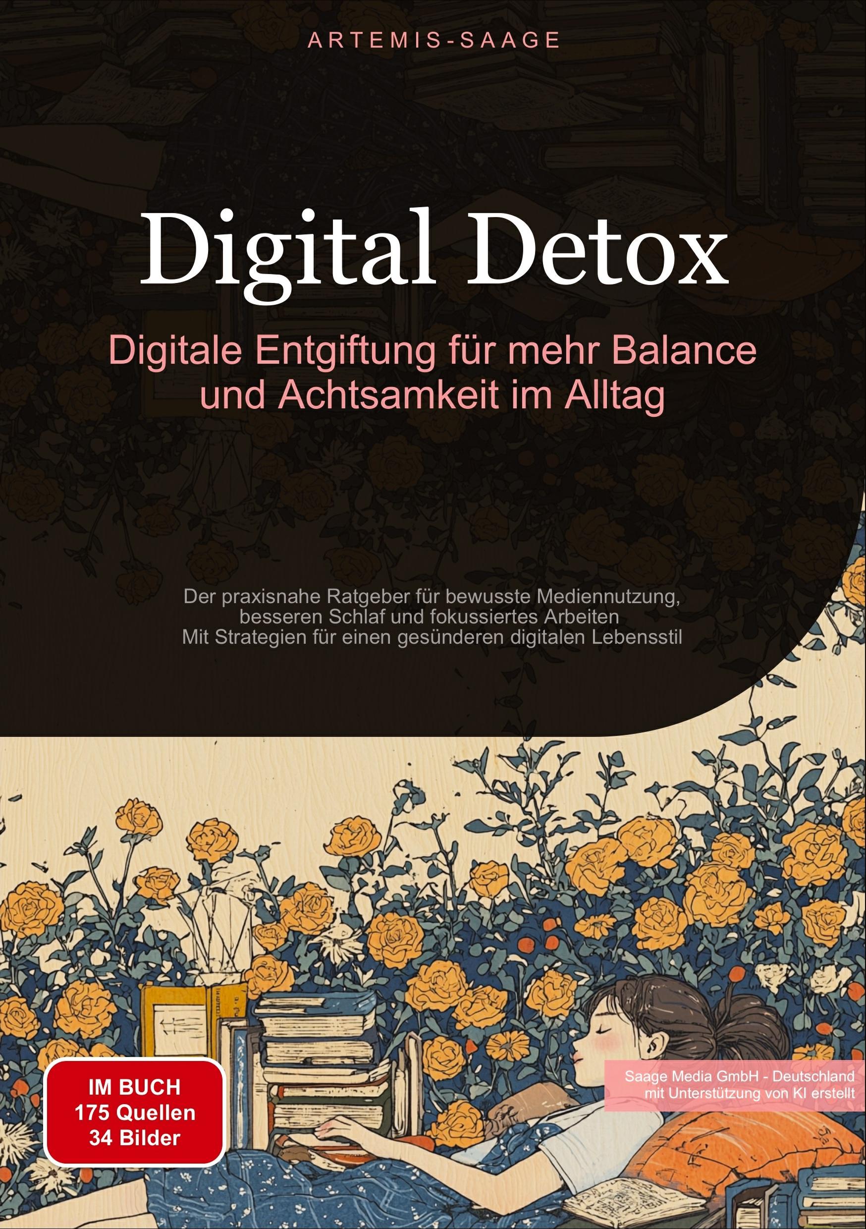 Vorderes Coverbild Digital Detox: Digitale Entgiftung für mehr Balance und Achtsamkeit im Alltag