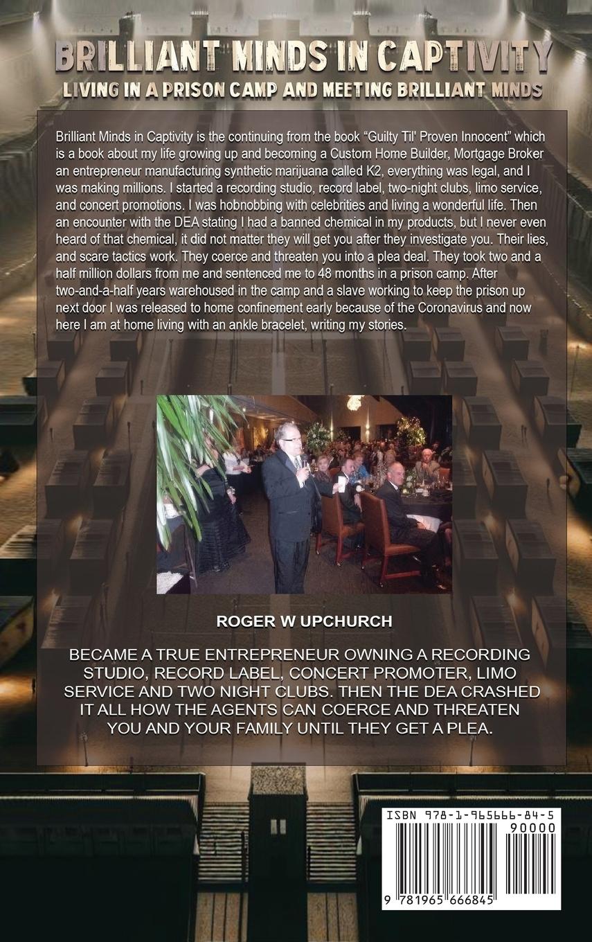 Rückseitencover Brilliant Minds in Captivity