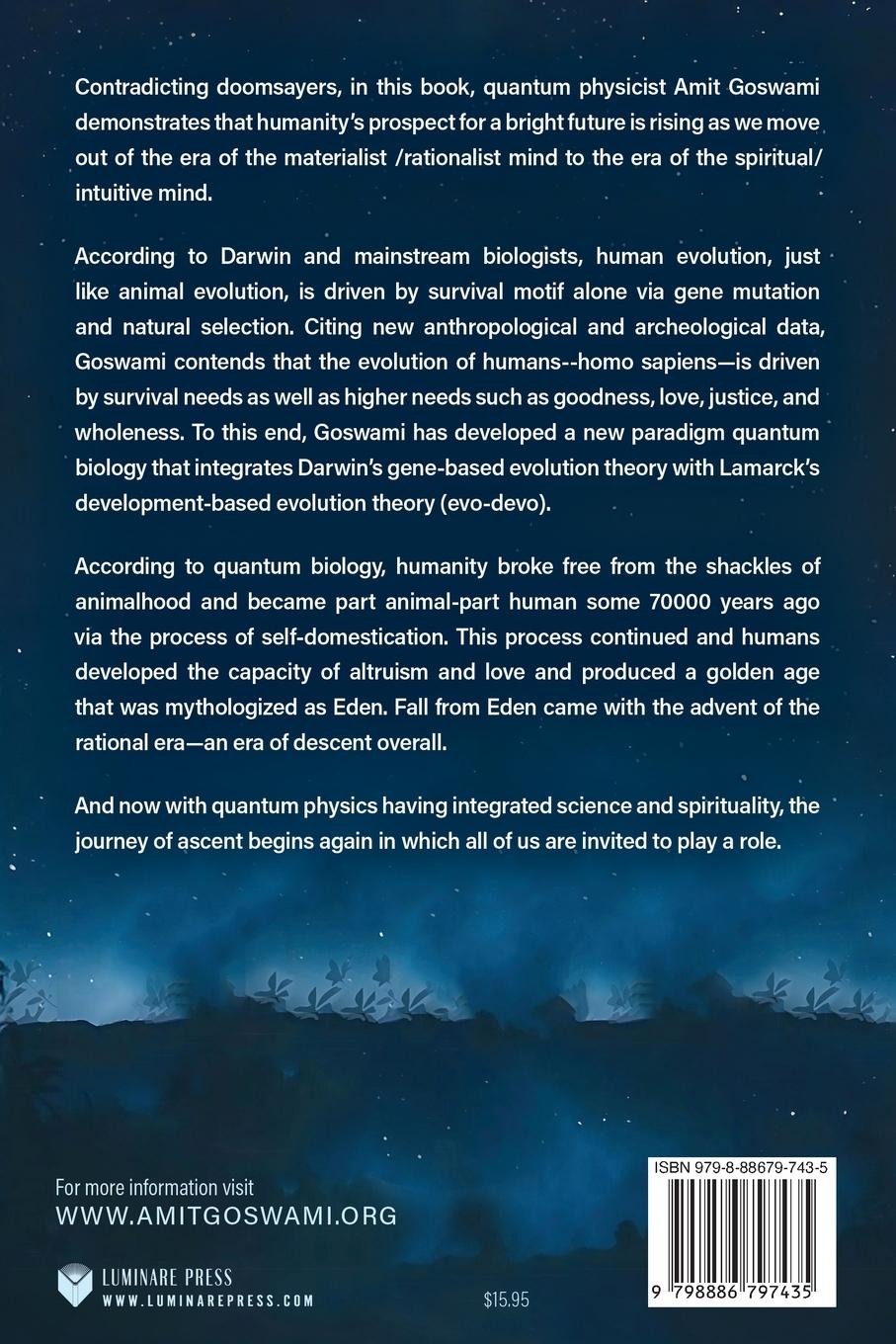 Rückseitencover The Ascent of Humanity