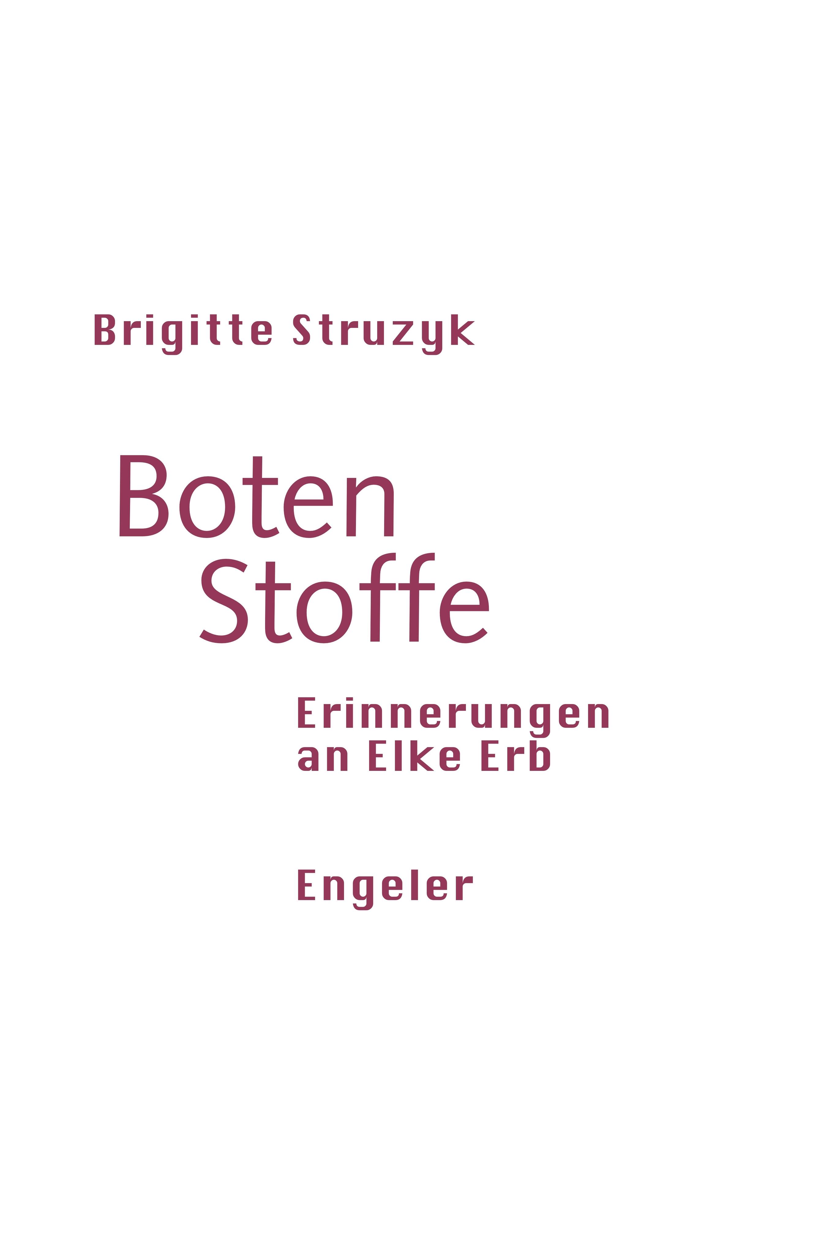 Vorderes Coverbild Boten Stoffe