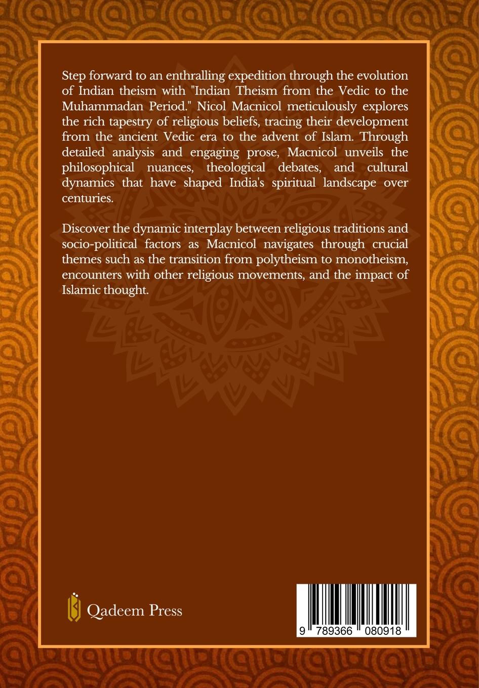 Rückseitencover The Religious Quest of India