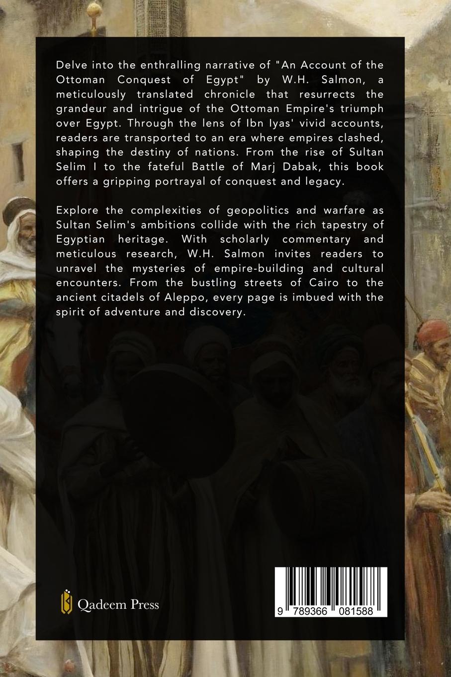 Rückseitencover An Account Of The Ottoman Conquest Of Egypt In The Year 922 A.H (1516 A.D)