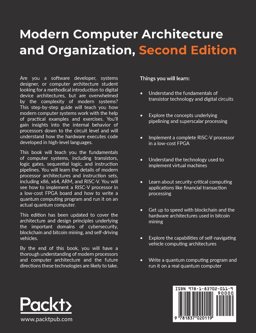 Rückseitencover Modern Computer Architecture and Organization - Second Edition