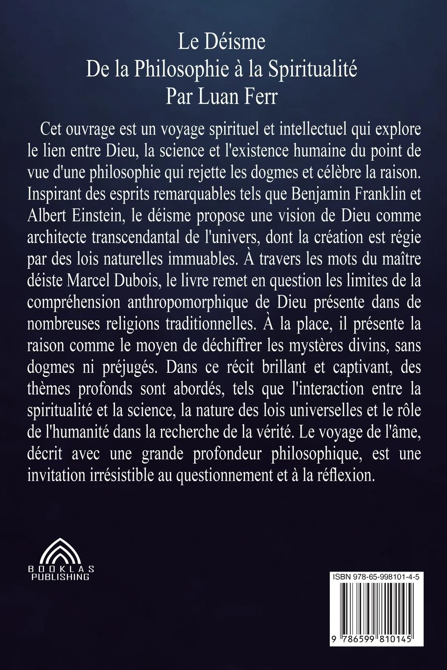 Rückseitencover Le Déisme