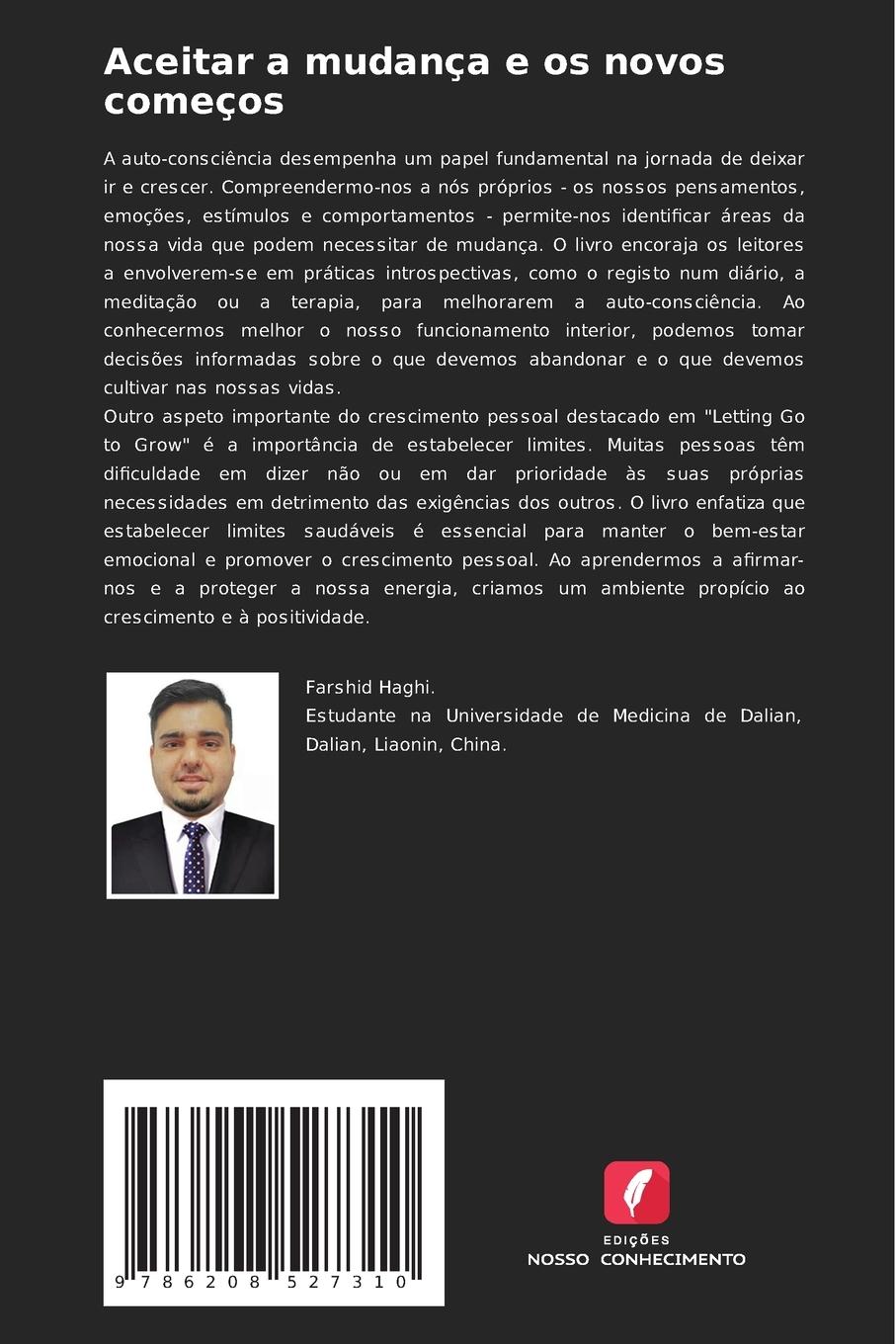 Rückseitencover Aceitar a mudança e os novos começos