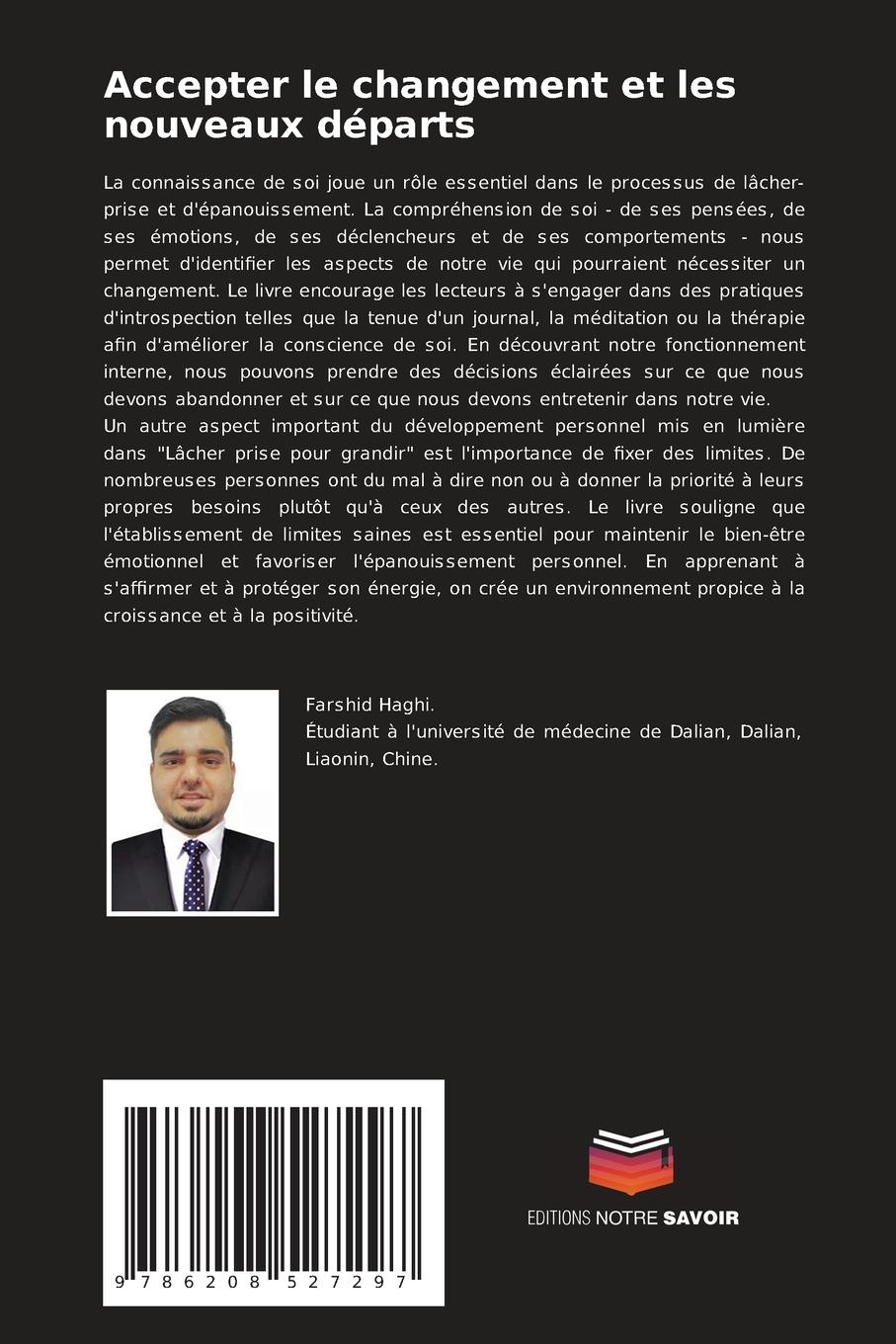 Rückseitencover Accepter le changement et les nouveaux départs