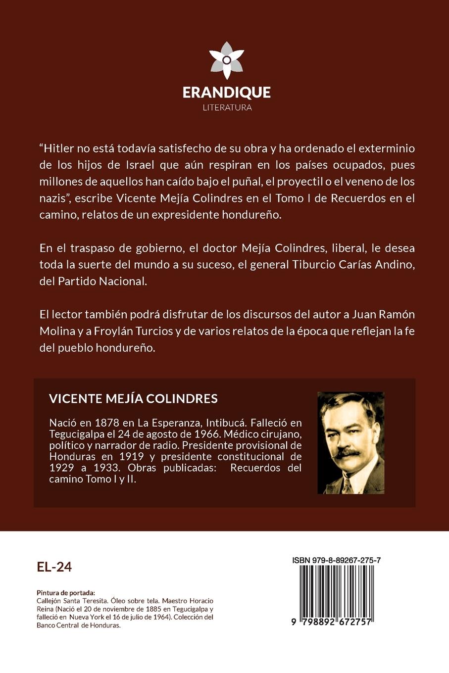 Rückseitencover Recuerdos del Camino