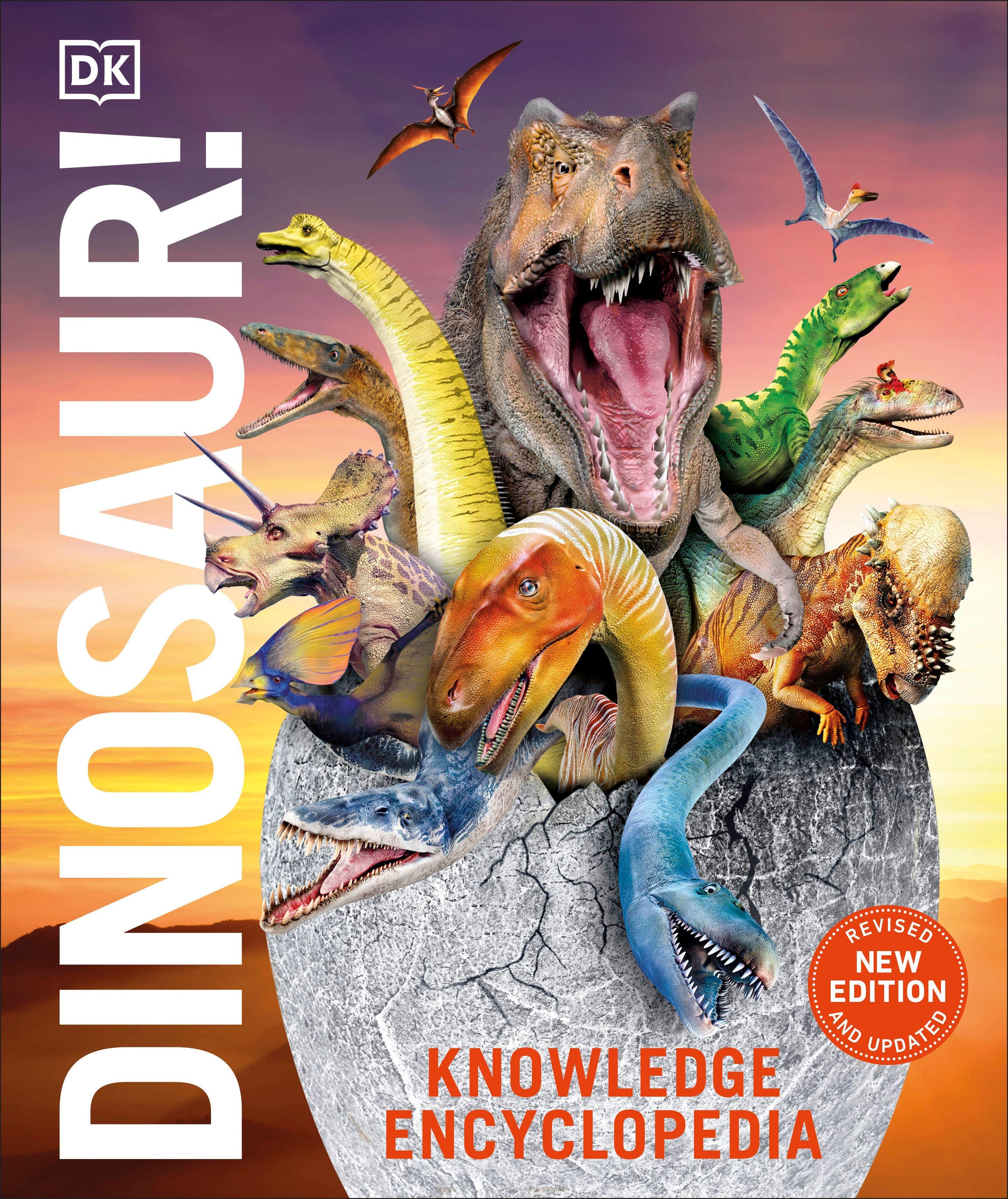 Vorderes Coverbild Knowledge Encyclopedia Dinosaur!