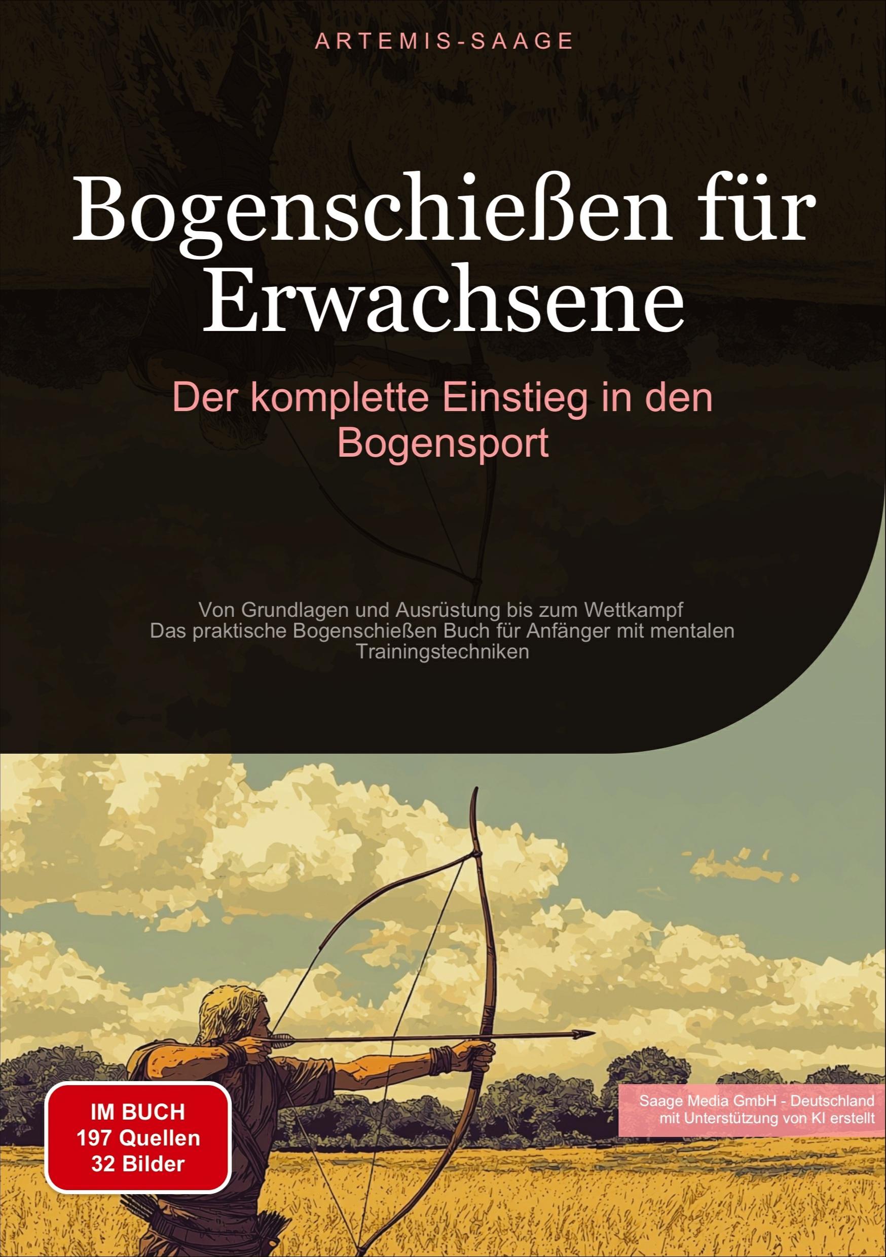 Vorderes Coverbild Bogenschießen für Erwachsene: Der komplette Einstieg in den Bogensport