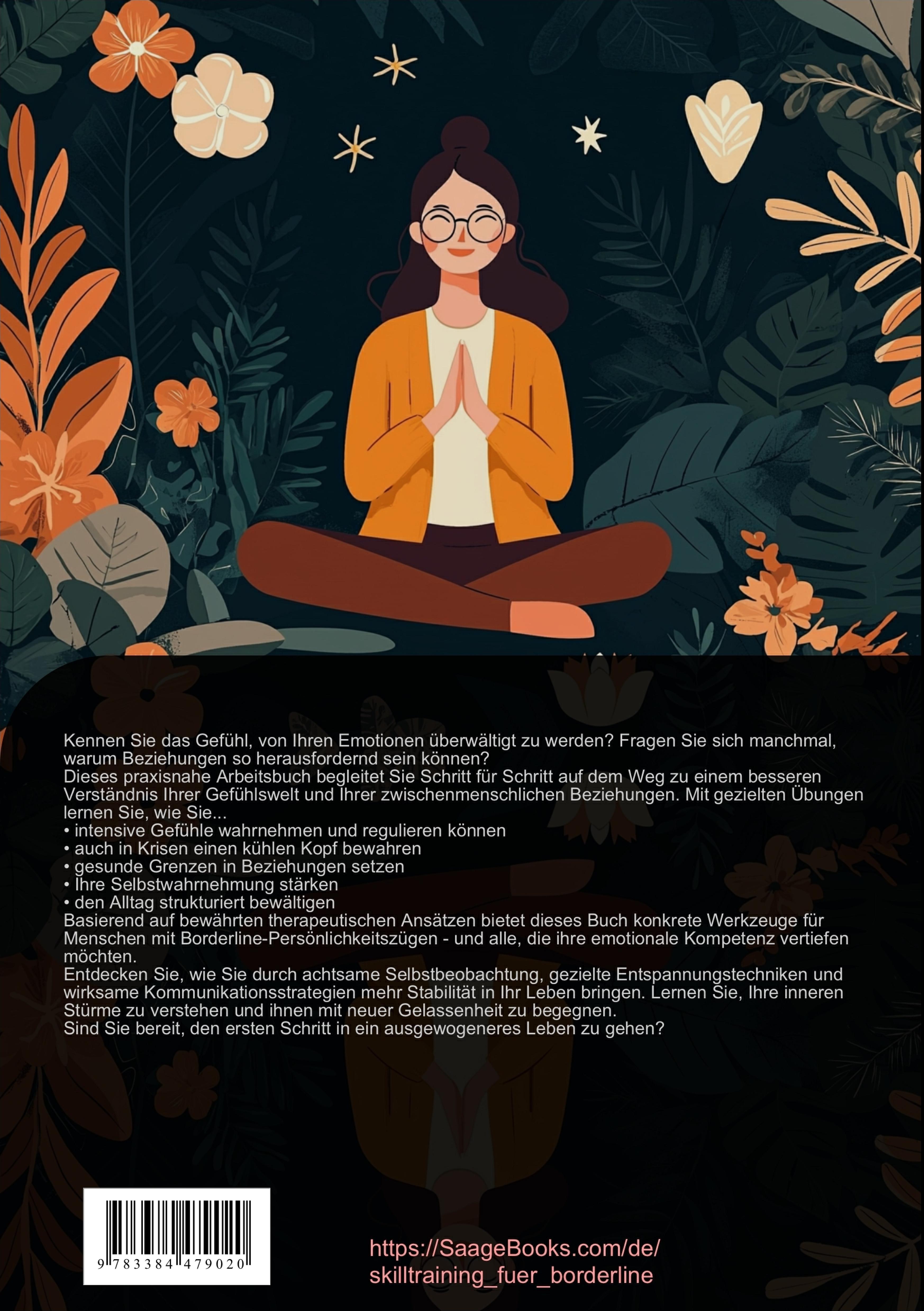 Rückseitencover Skilltraining für Borderline: Emotionsregulation und Beziehungsgestaltung verstehen