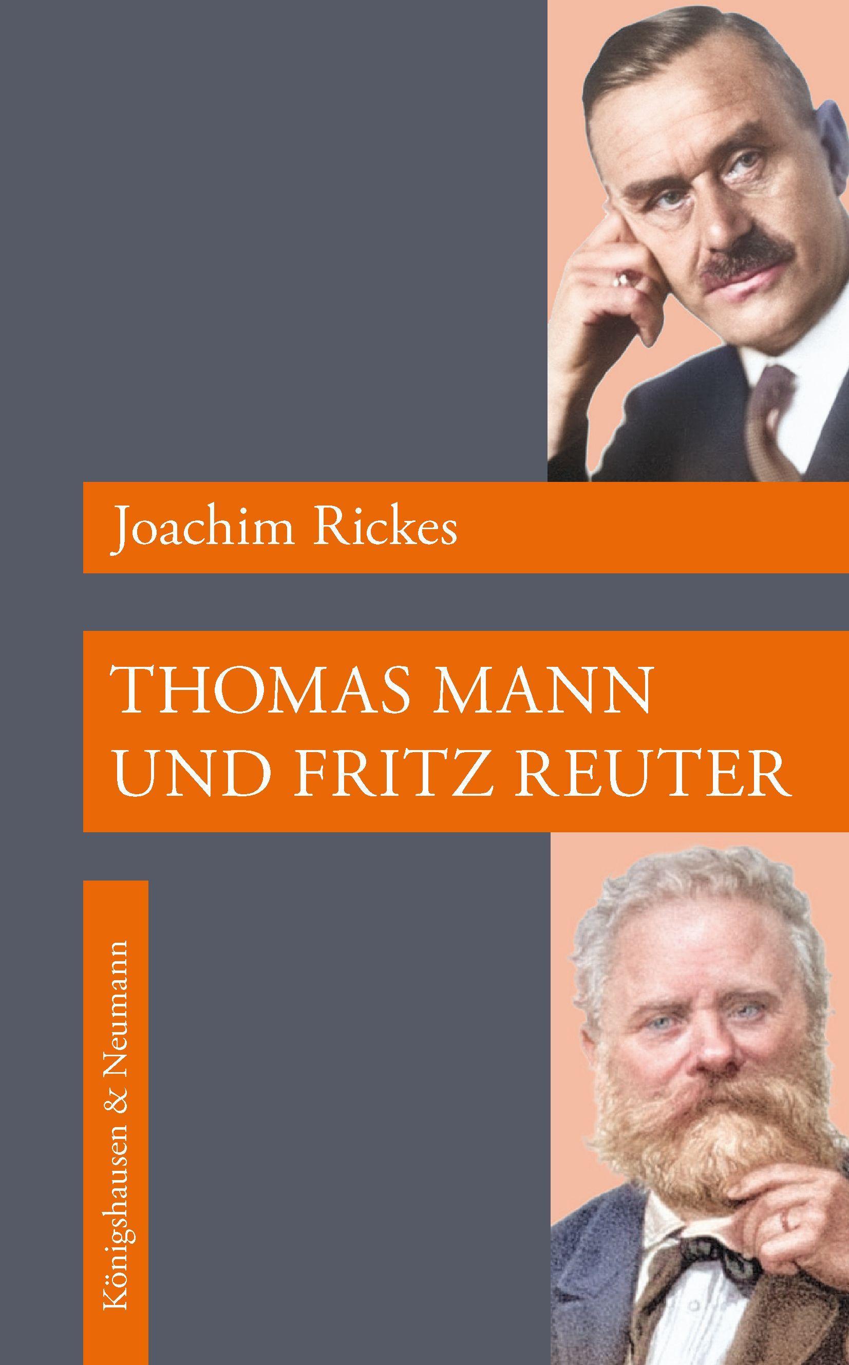 Vorderes Coverbild Thomas Mann und Fritz Reuter