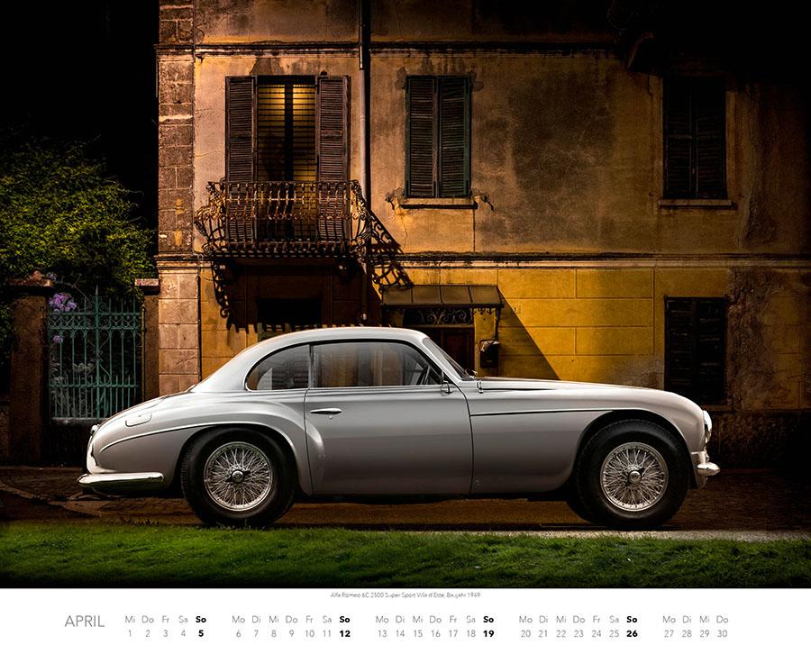 Beispielinhalt (Bild) Passione Alfa Romeo Kalender 2026