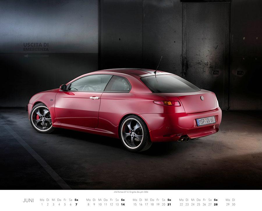 Beispielinhalt (Bild) Passione Alfa Romeo Kalender 2026