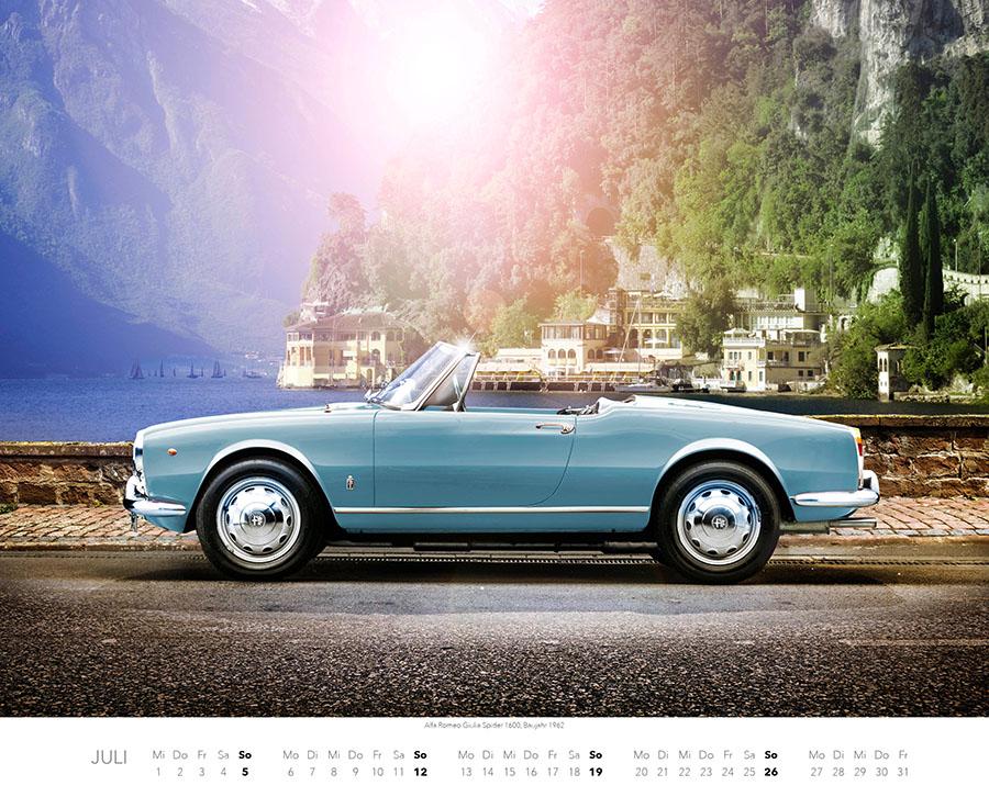 Beispielinhalt (Bild) Passione Alfa Romeo Kalender 2026
