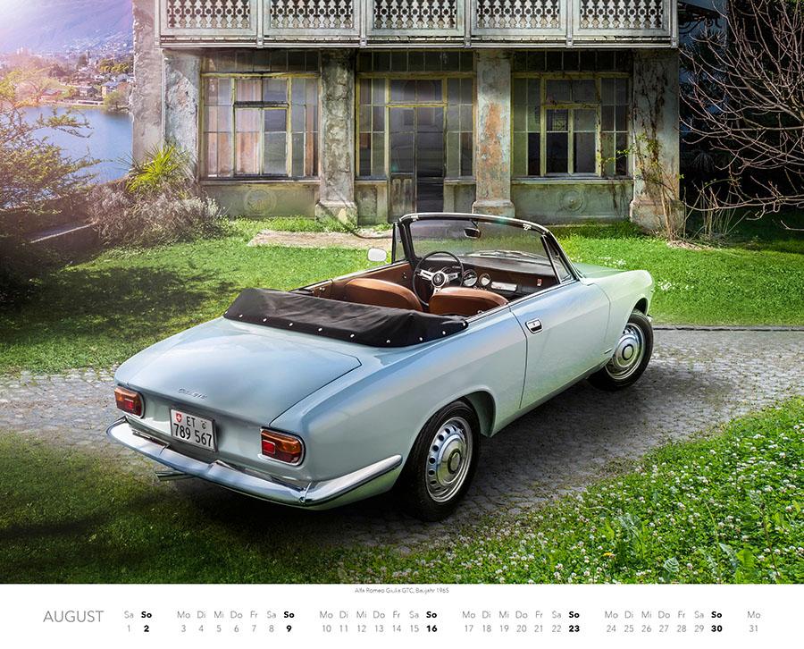 Beispielinhalt (Bild) Passione Alfa Romeo Kalender 2026