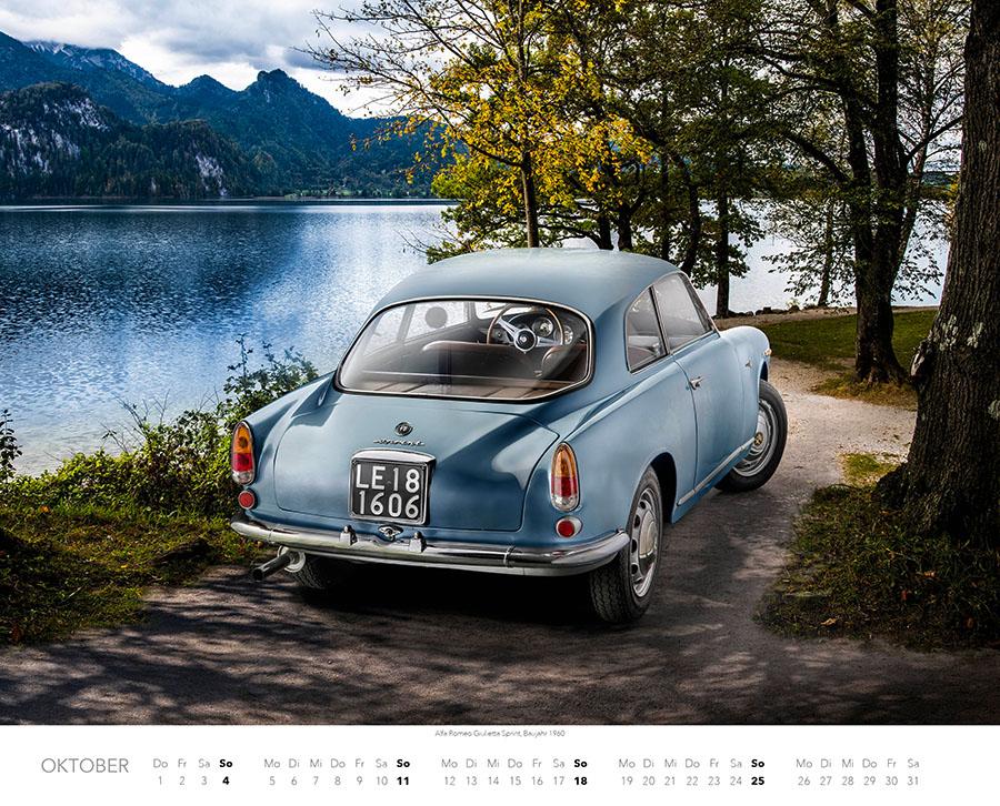 Beispielinhalt (Bild) Passione Alfa Romeo Kalender 2026