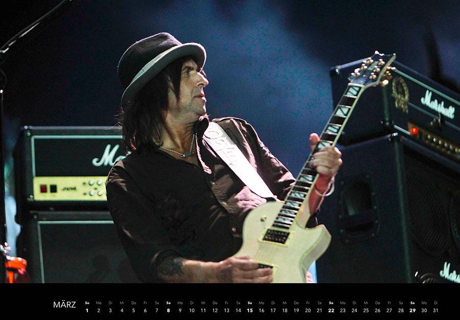 Beispielinhalt (Bild) Motörhead Kalender 2026