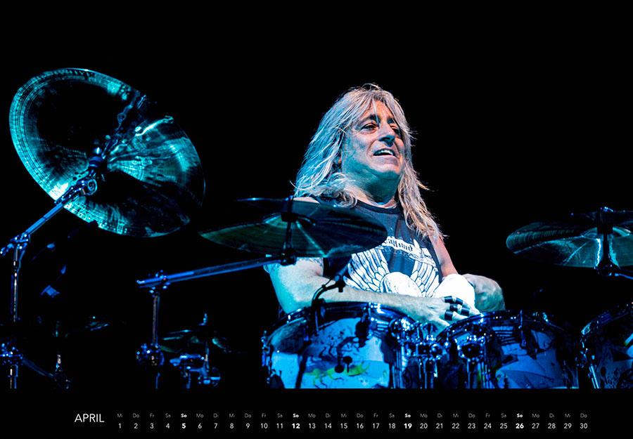 Beispielinhalt (Bild) Motörhead Kalender 2026