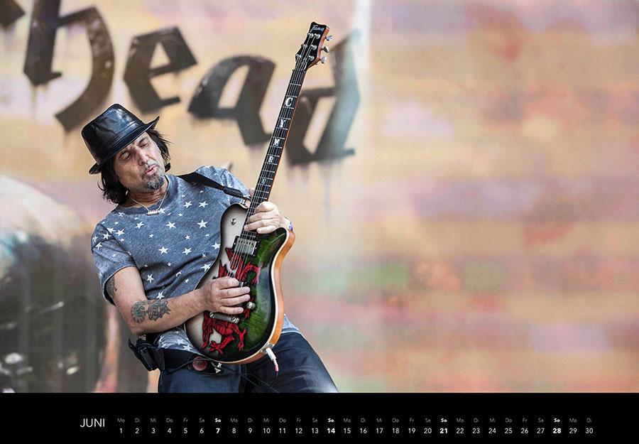 Beispielinhalt (Bild) Motörhead Kalender 2026