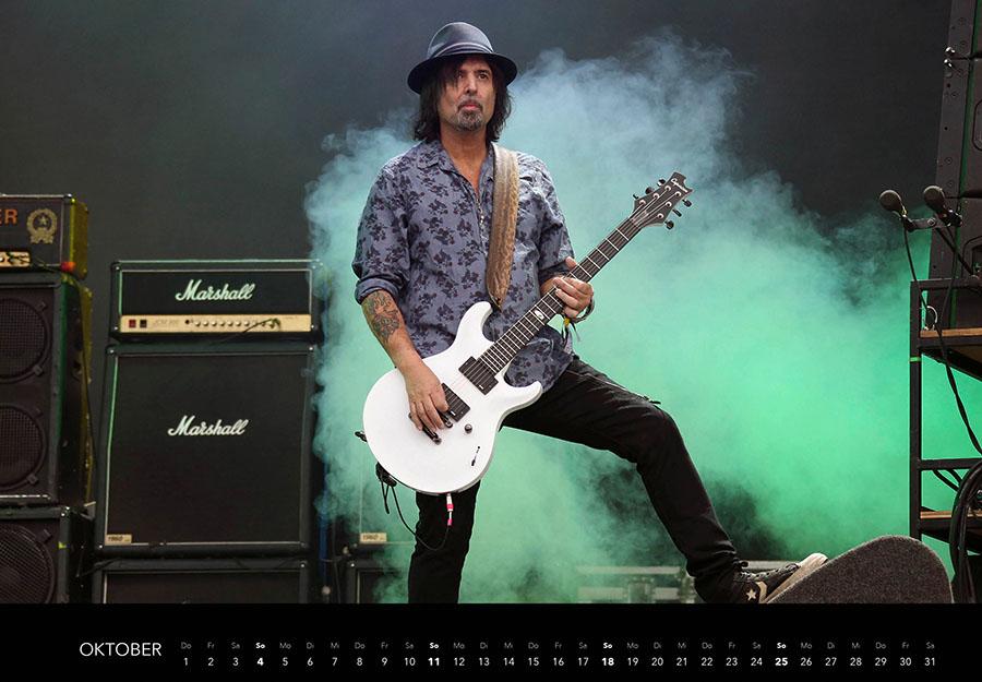 Beispielinhalt (Bild) Motörhead Kalender 2026