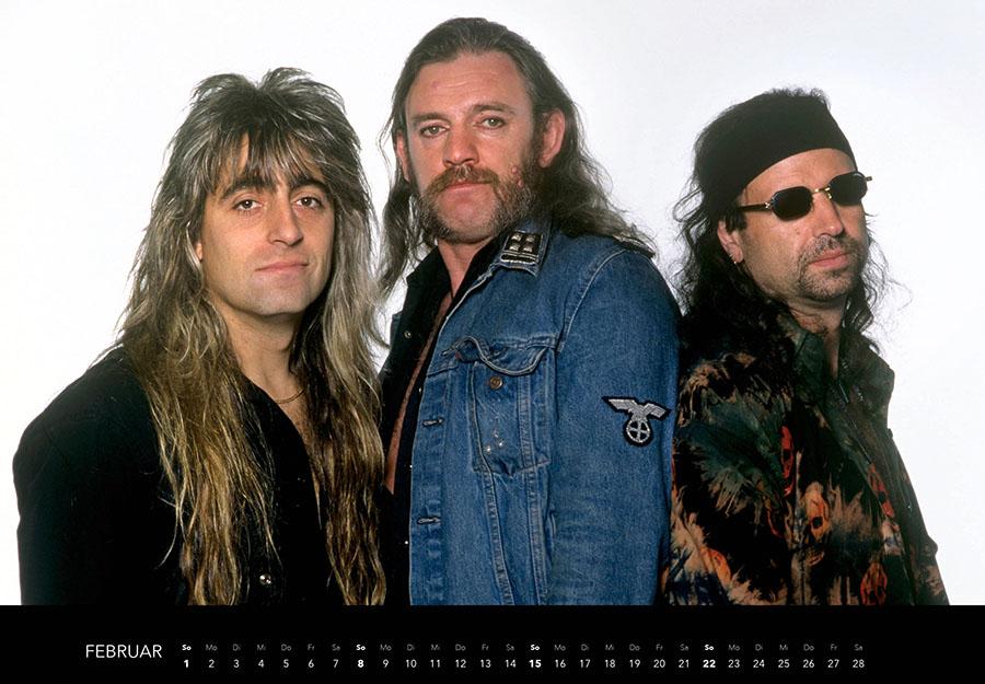 Beispielinhalt (Bild) Motörhead Kalender 2026