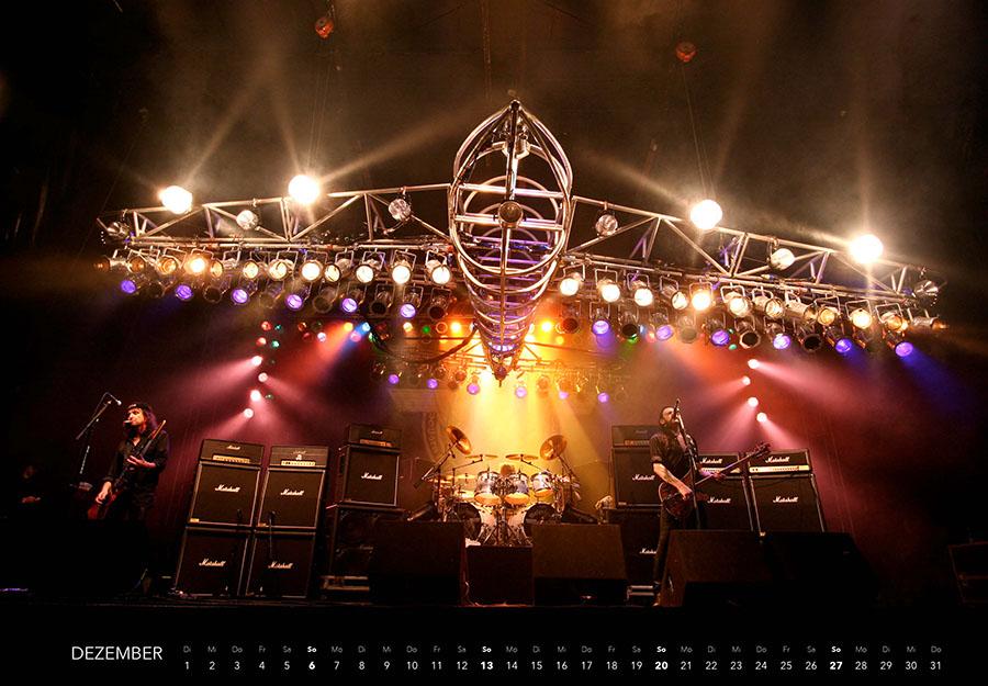 Beispielinhalt (Bild) Motörhead Kalender 2026
