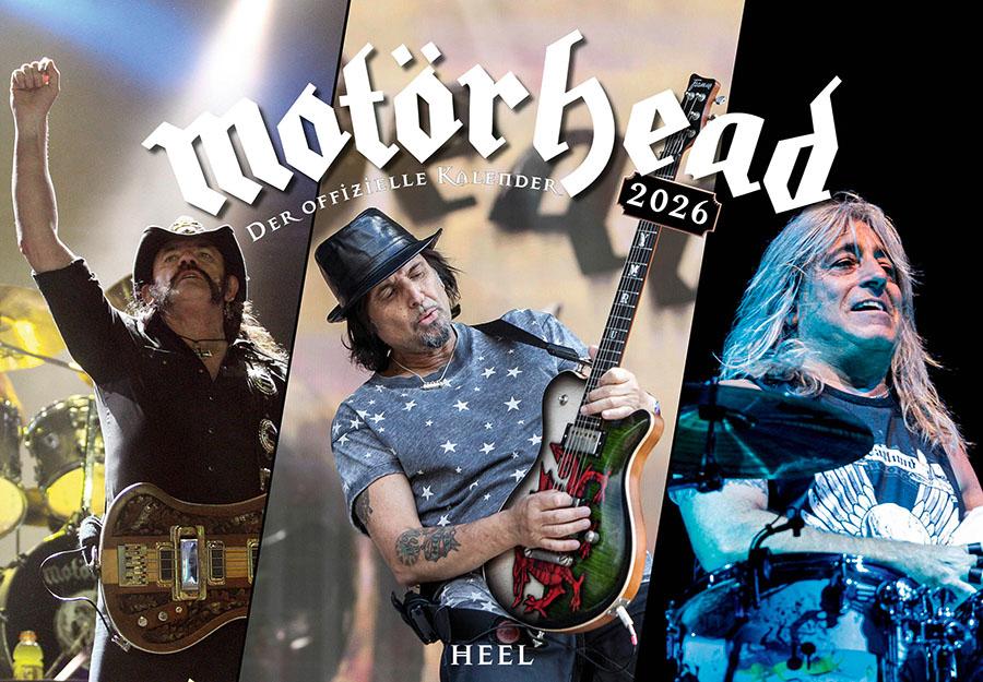 Vorderes Coverbild Motörhead Kalender 2026