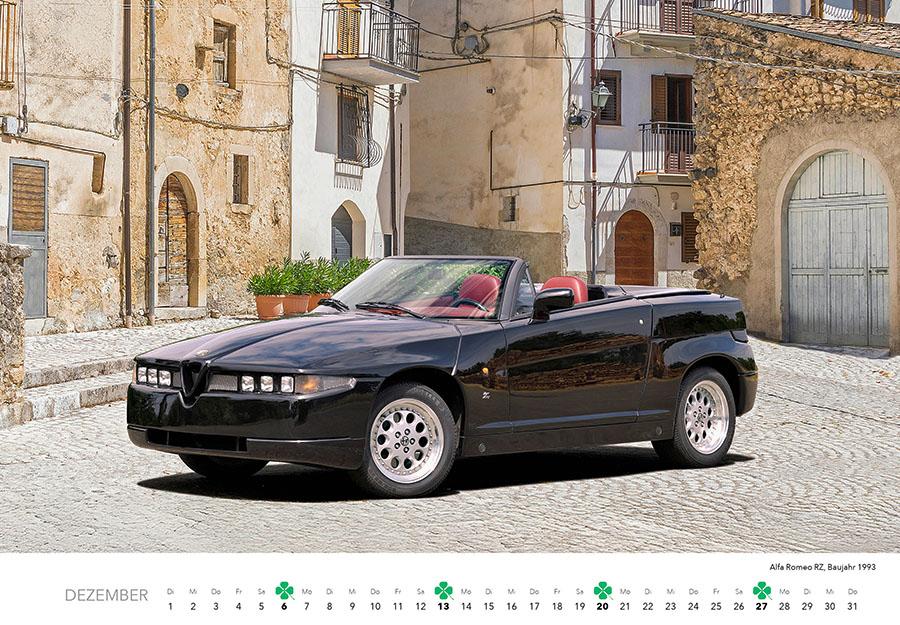 Beispielinhalt (Bild) Alfa Romeo Kalender 2026